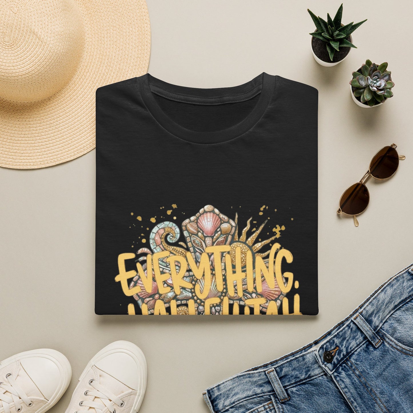 Everything Hallelujah T-Shirt — Floral Gospel Faith Tee