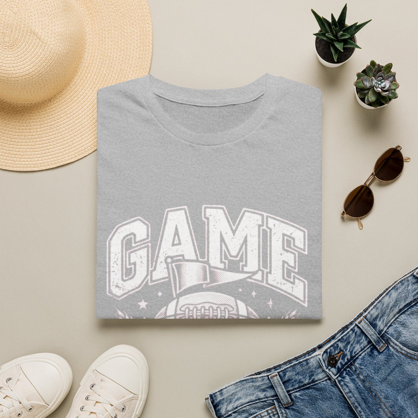 Game Day T-Shirt — Vintage Football 'Game Day' Graphic Tee