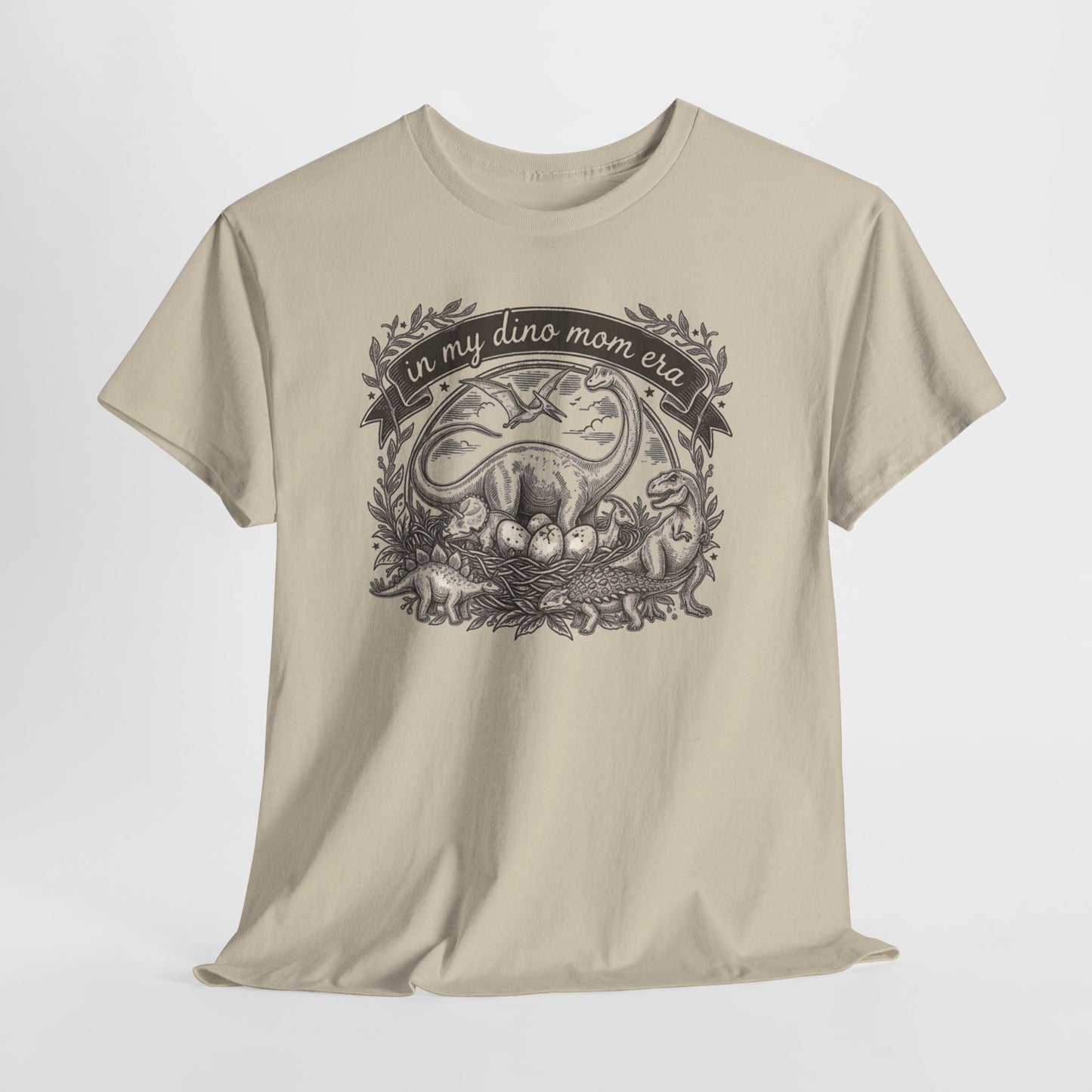 Dinosaur Mama Tee — “In My Dino Mom Era” Graphic T-Shirt