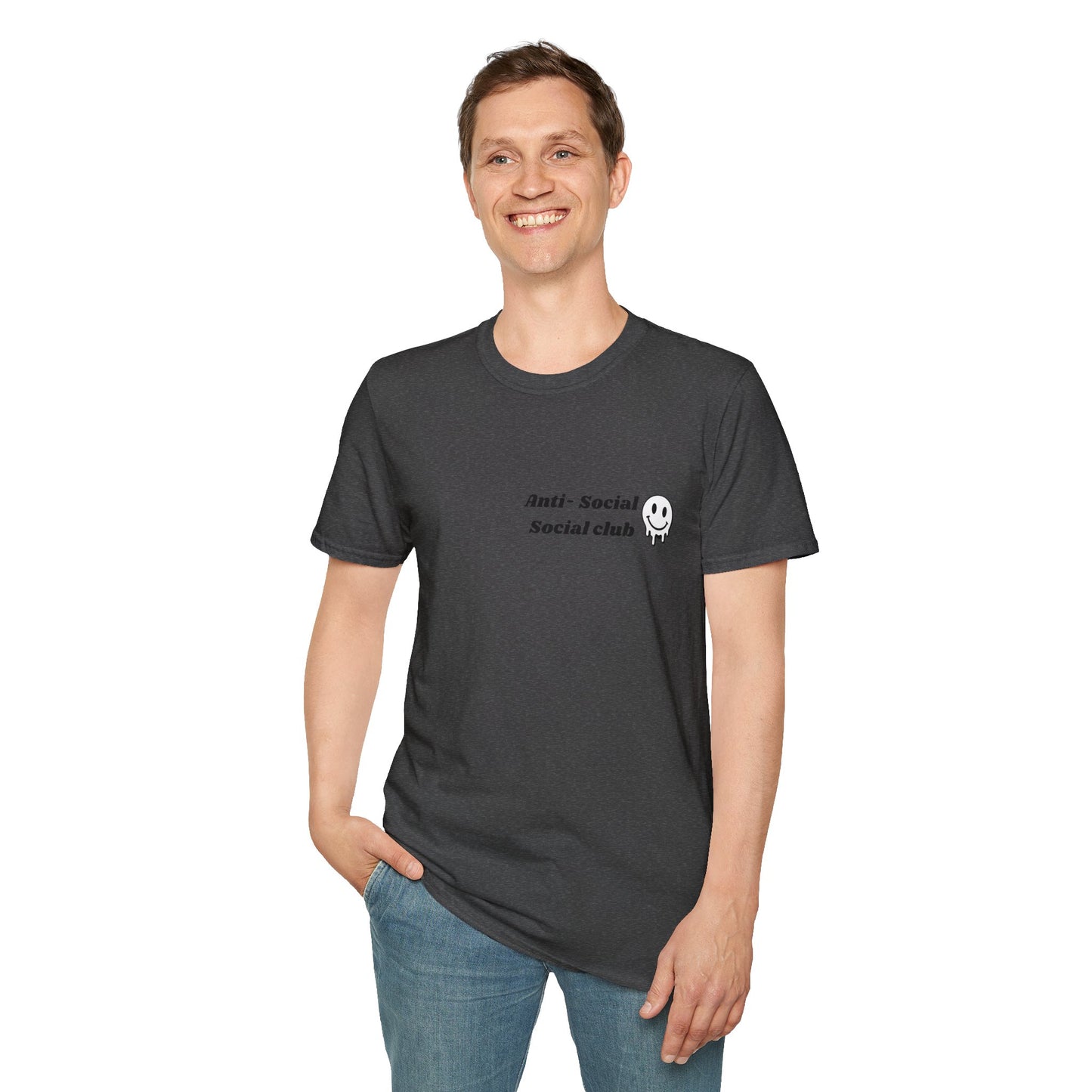 Anti-Social Social Club T‑Shirt — Minimal Drip Logo Tee