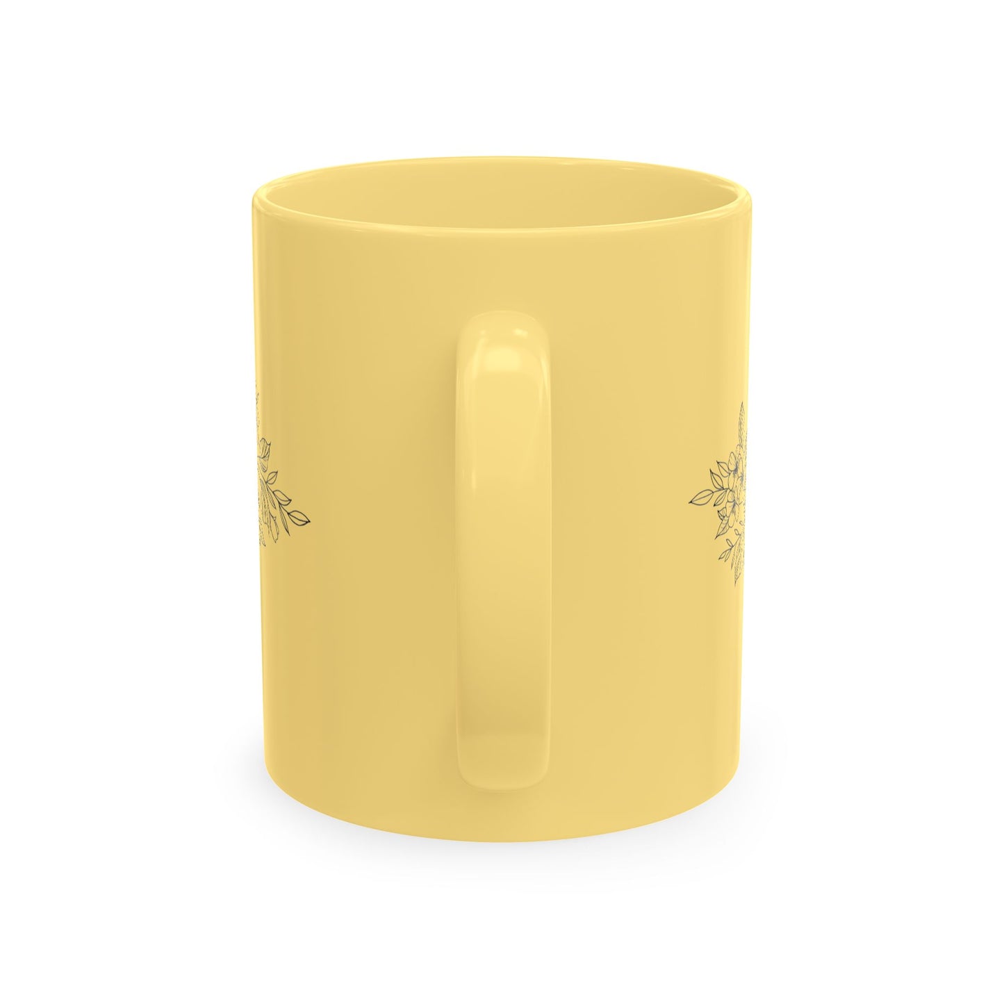 Gentle Parenting 'Drop Out' Ceramic Mug — Funny Skull Floral Coffee Cup