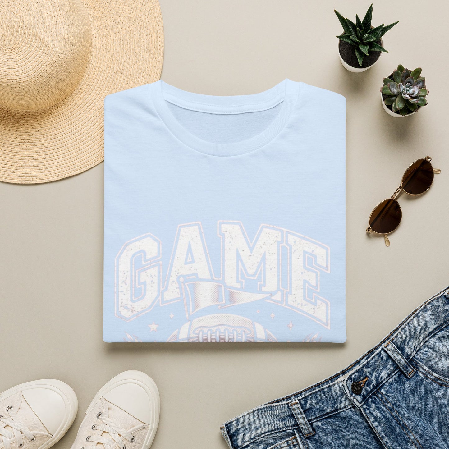 Game Day T-Shirt — Vintage Football 'Game Day' Graphic Tee