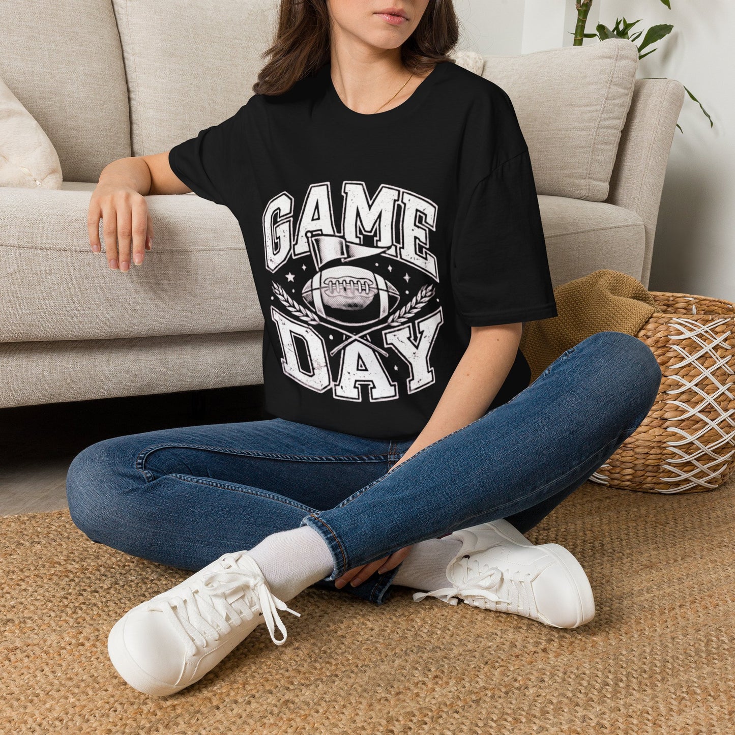 Game Day T-Shirt — Vintage Football 'Game Day' Graphic Tee