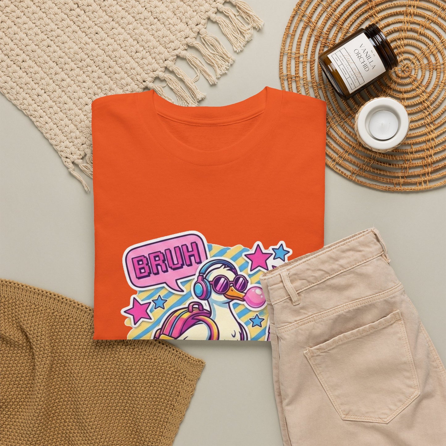 T-Shirt — Cute 'Bruh We Back' Cartoon Parrot Graphic Tee