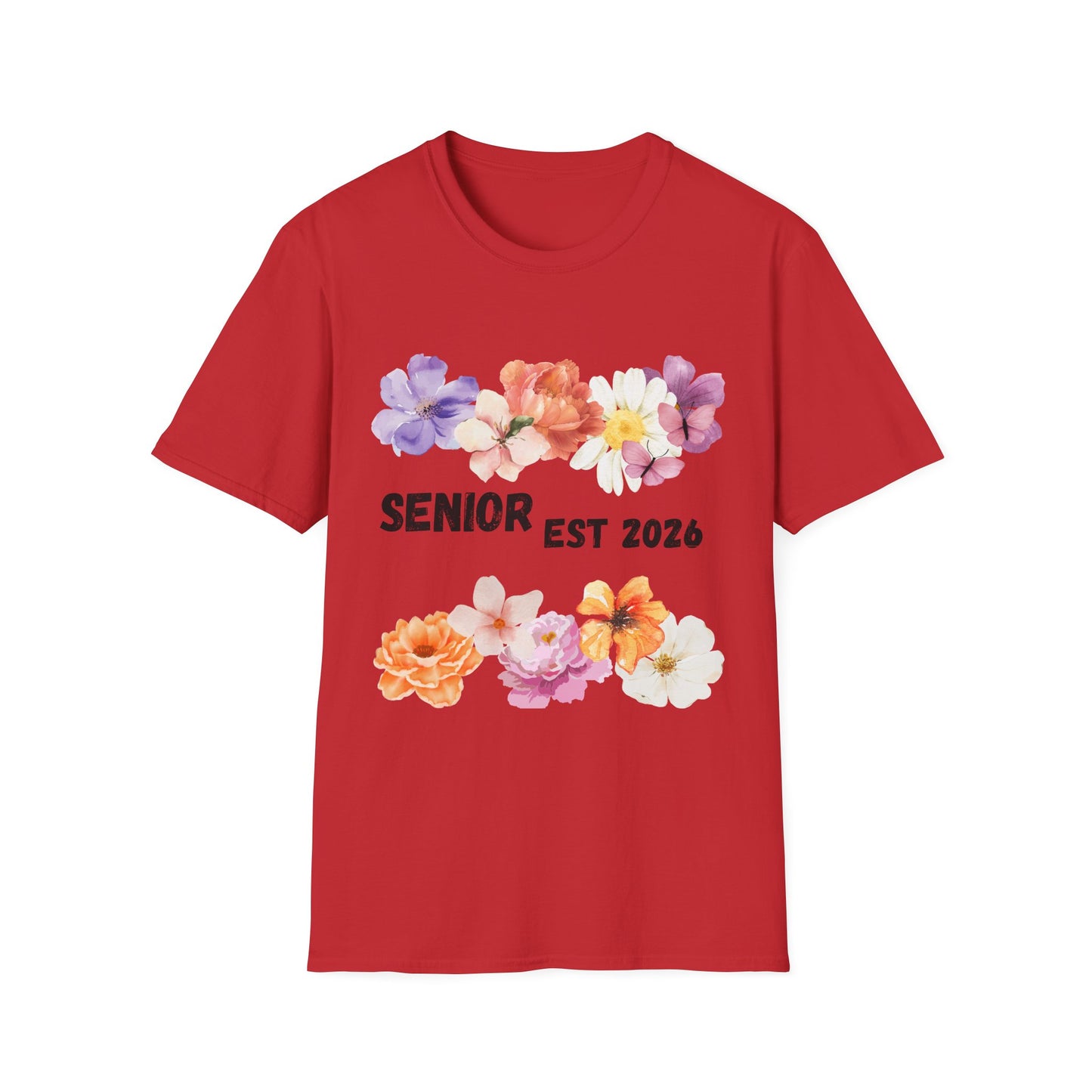Senior Est. 2026 Floral T-Shirt
