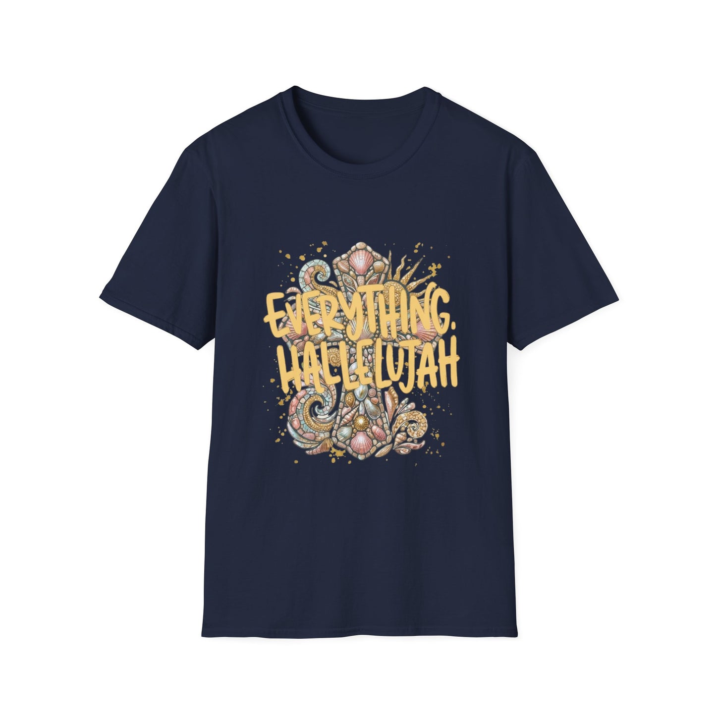 Everything Hallelujah T-Shirt — Floral Gospel Faith Tee