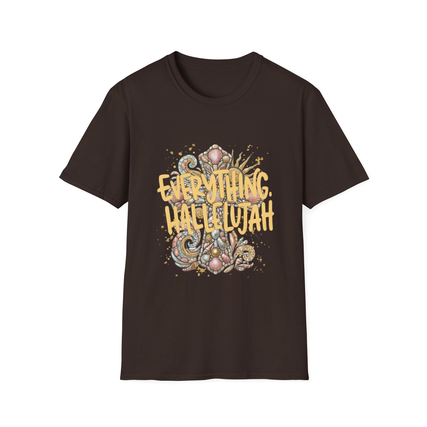 Everything Hallelujah T-Shirt — Floral Gospel Faith Tee