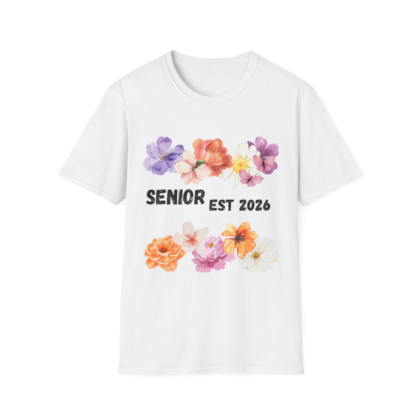 Senior Est. 2026 Floral T-Shirt