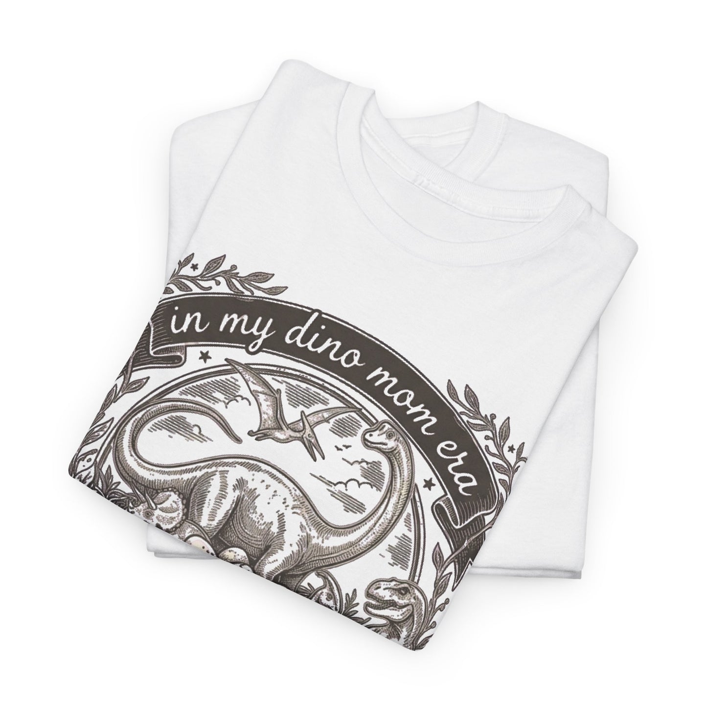 Dinosaur Mama Tee — “In My Dino Mom Era” Graphic T-Shirt