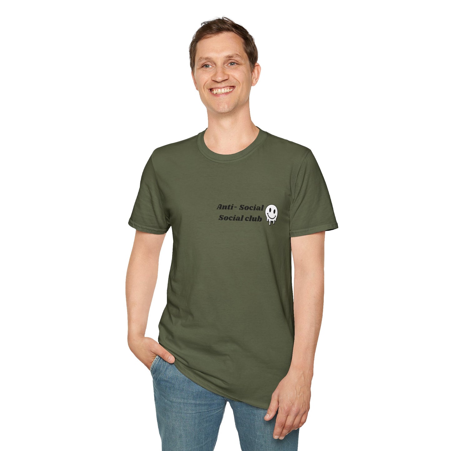 Anti-Social Social Club T‑Shirt — Minimal Drip Logo Tee