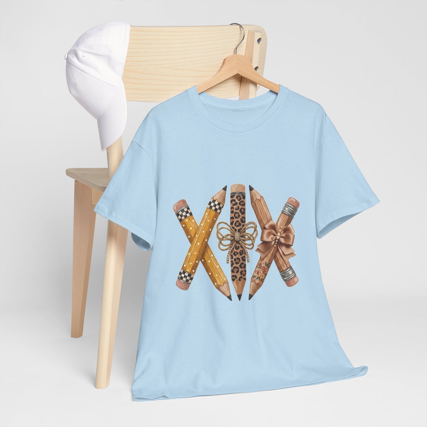 XXV Pencils Graphic Tee — Retro Pencil Art T-Shirt