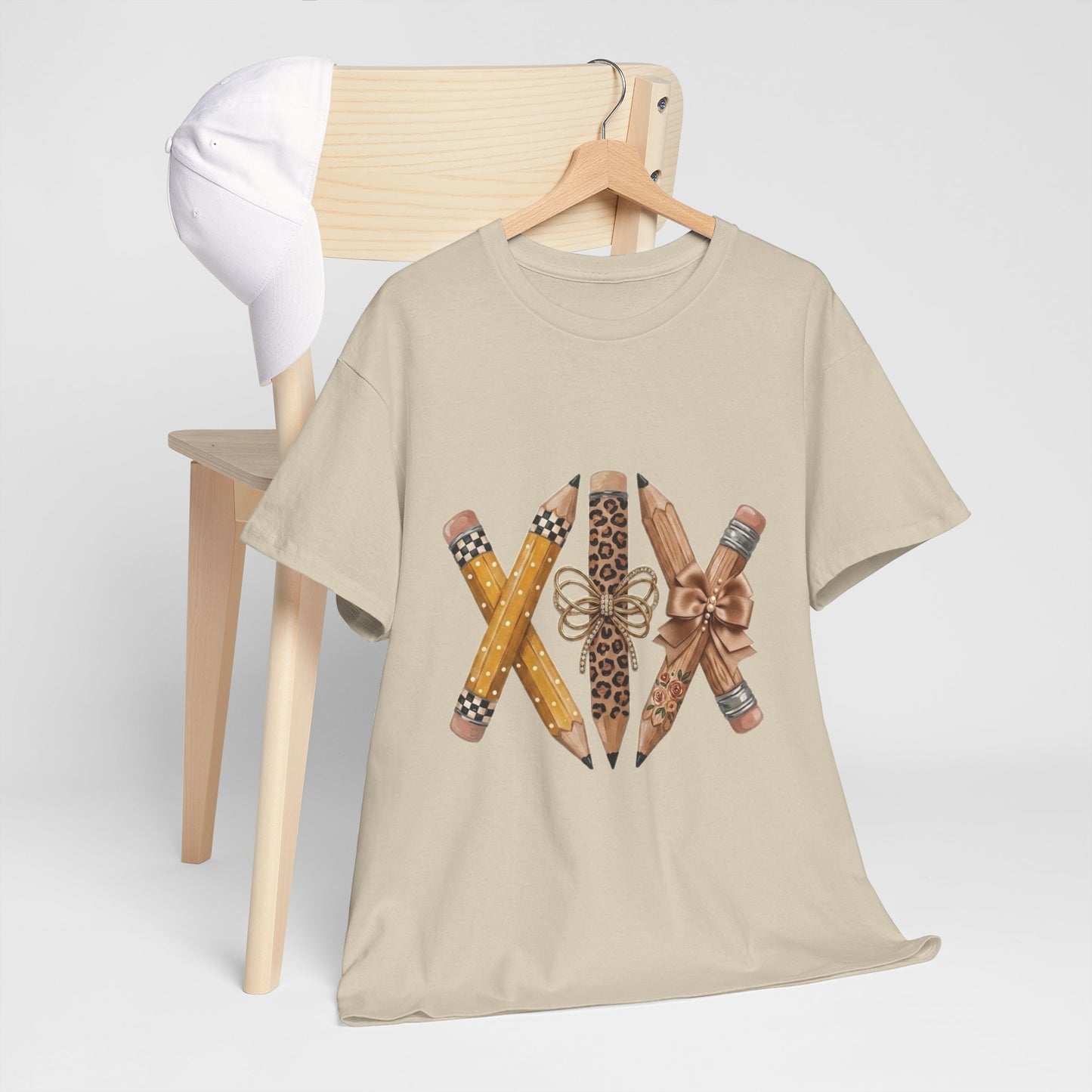 XXV Pencils Graphic Tee — Retro Pencil Art T-Shirt
