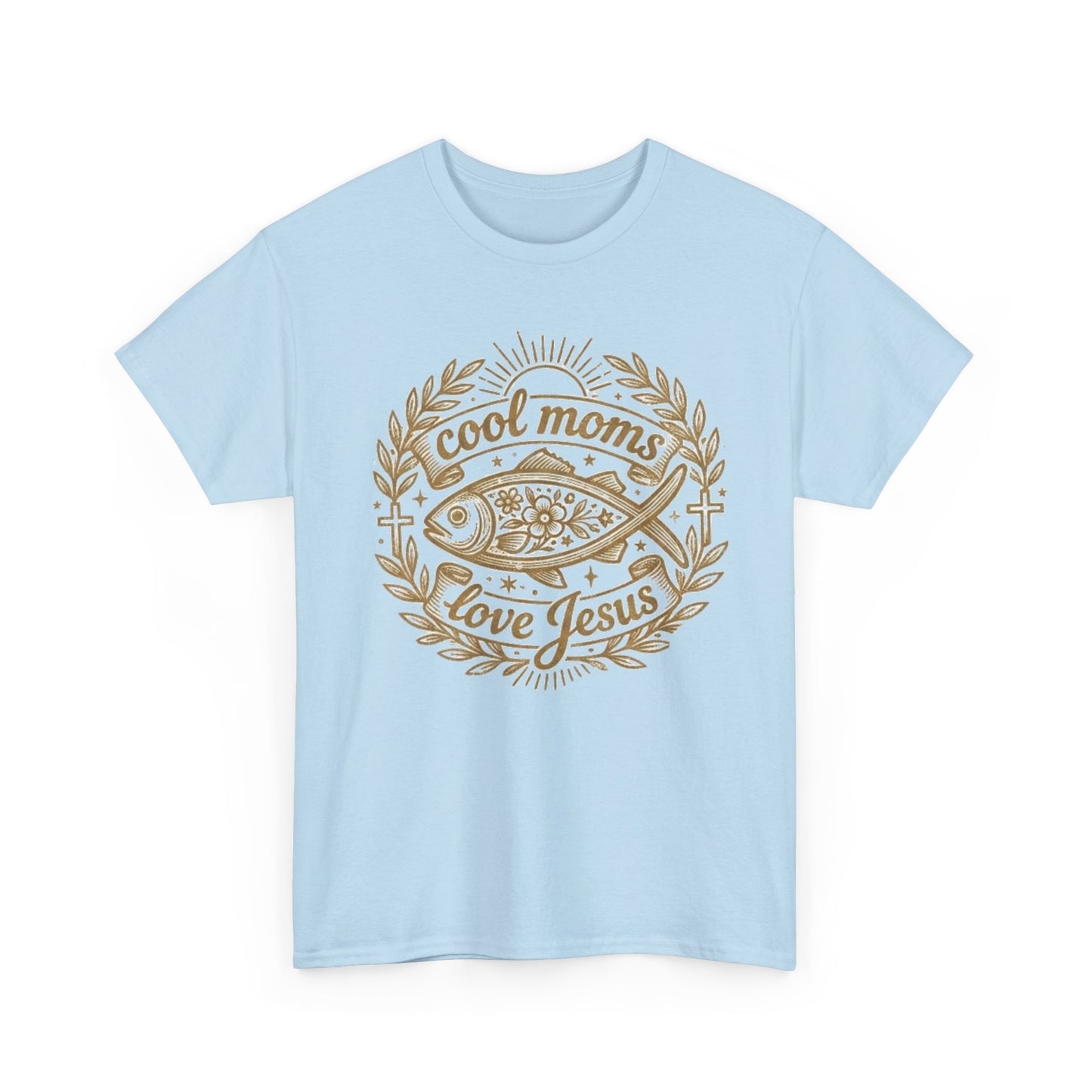 Cool Moms Love Jesus T-Shirt — Christian Mom Graphic Tee