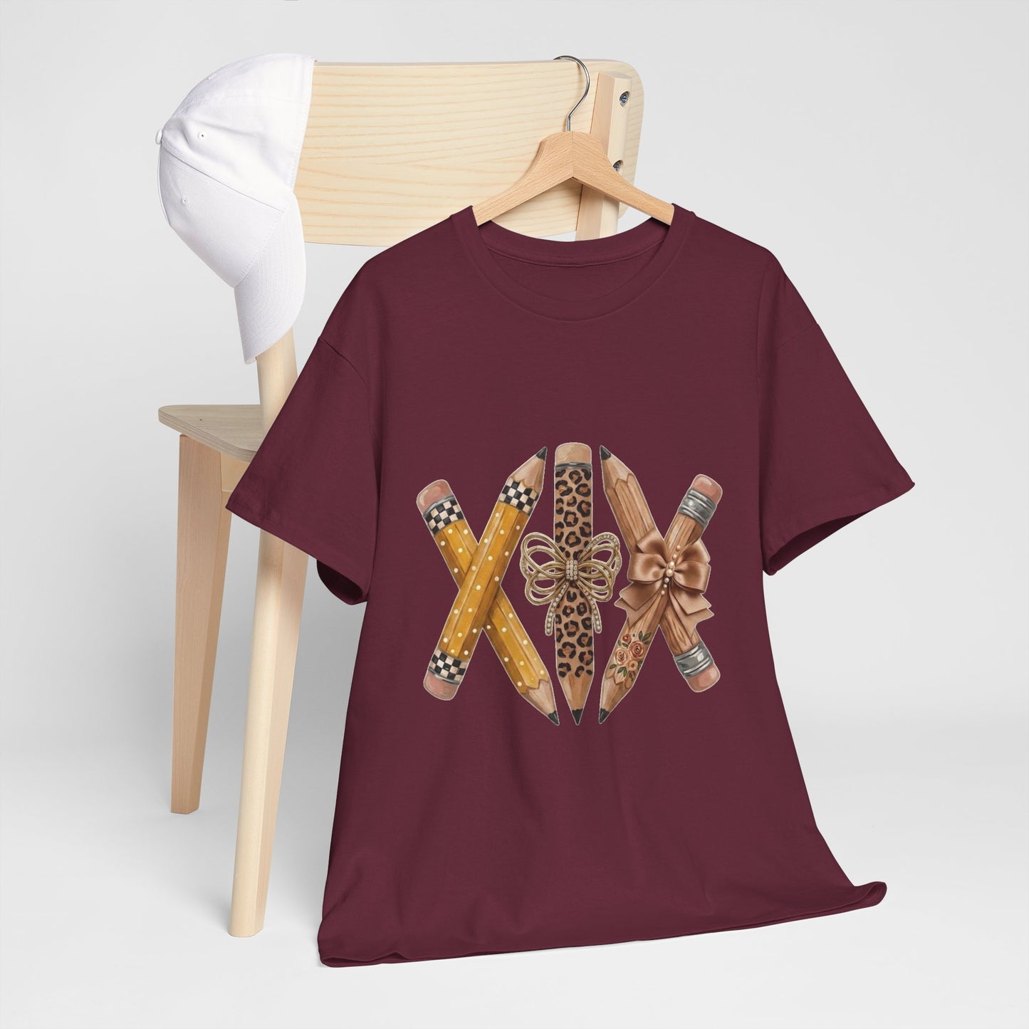 XXV Pencils Graphic Tee — Retro Pencil Art T-Shirt