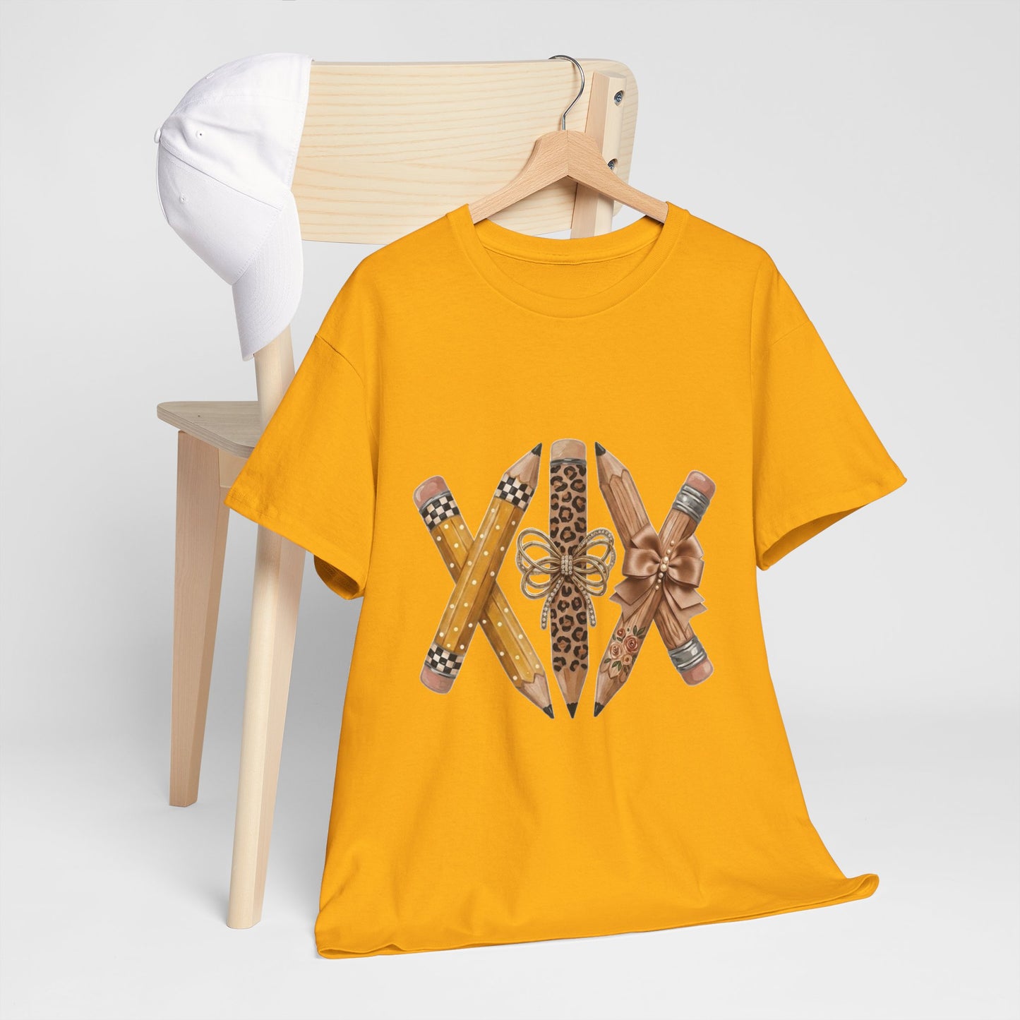 XXV Pencils Graphic Tee — Retro Pencil Art T-Shirt
