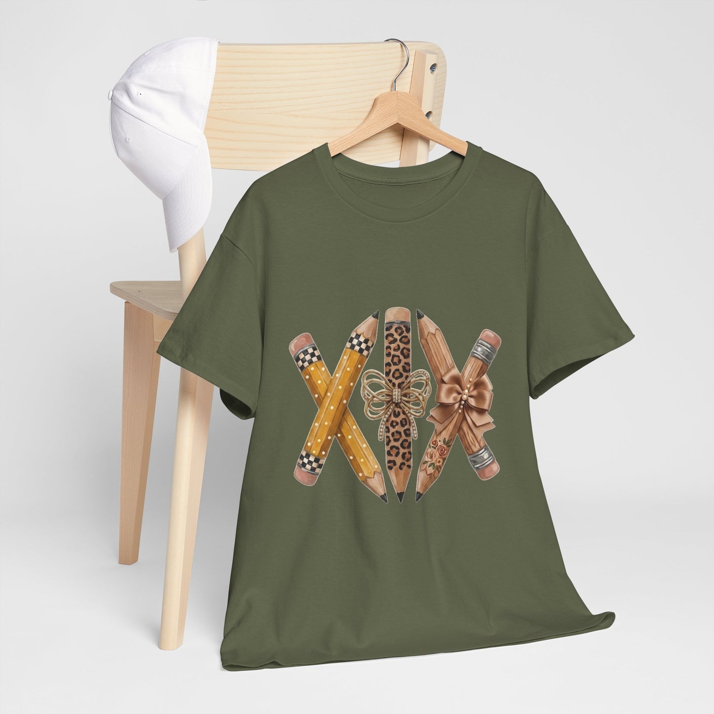 XXV Pencils Graphic Tee — Retro Pencil Art T-Shirt