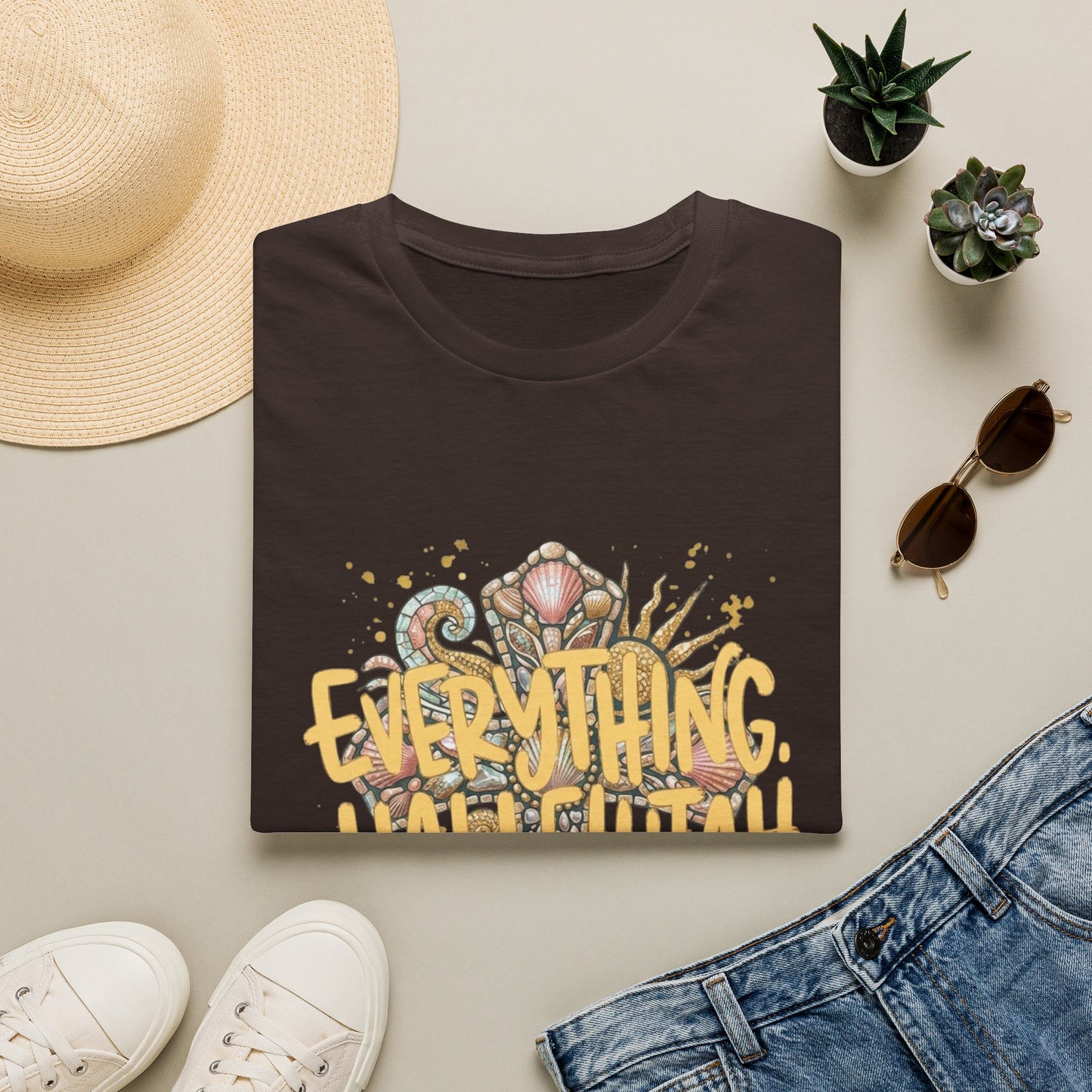 Everything Hallelujah T-Shirt — Floral Gospel Faith Tee