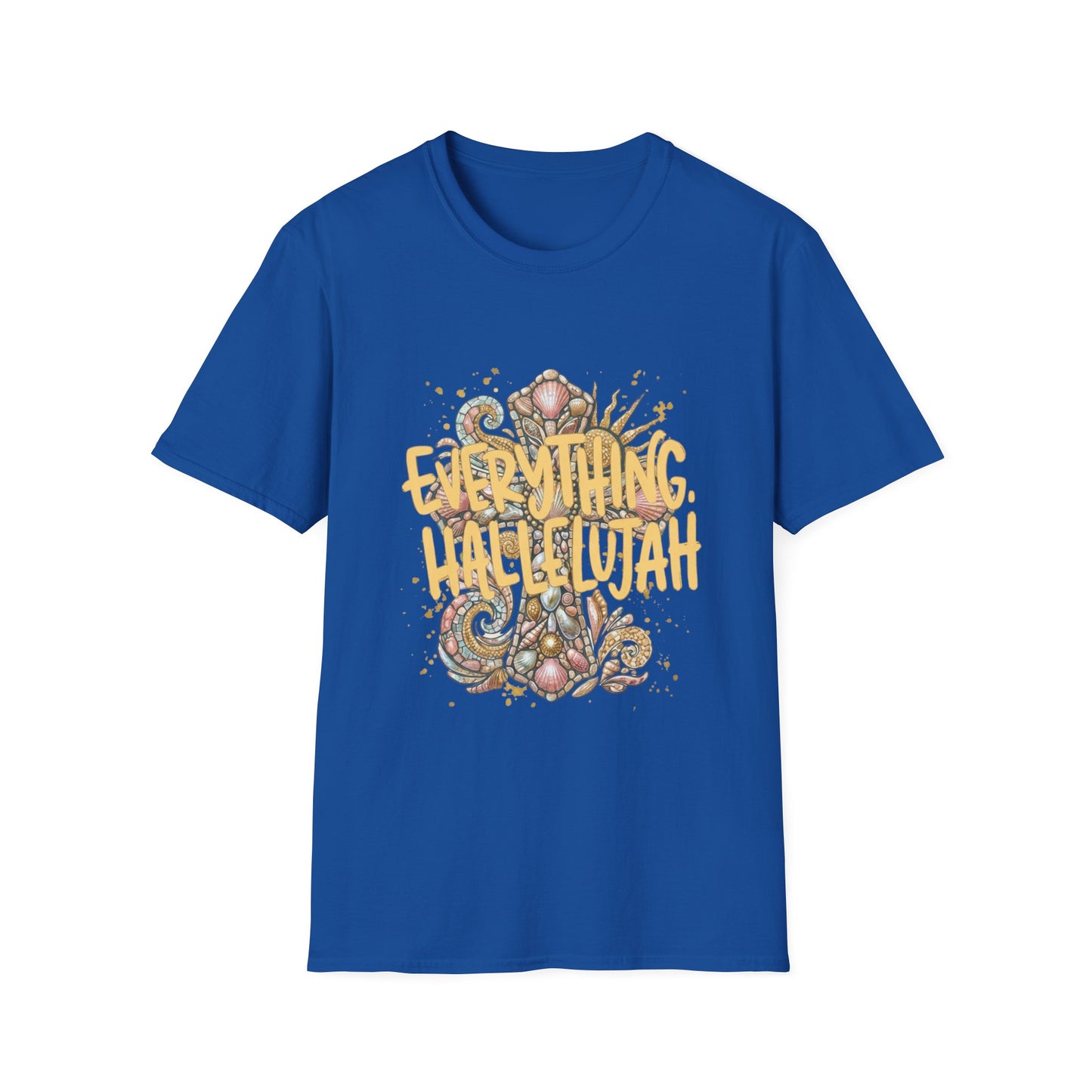 Everything Hallelujah T-Shirt — Floral Gospel Faith Tee