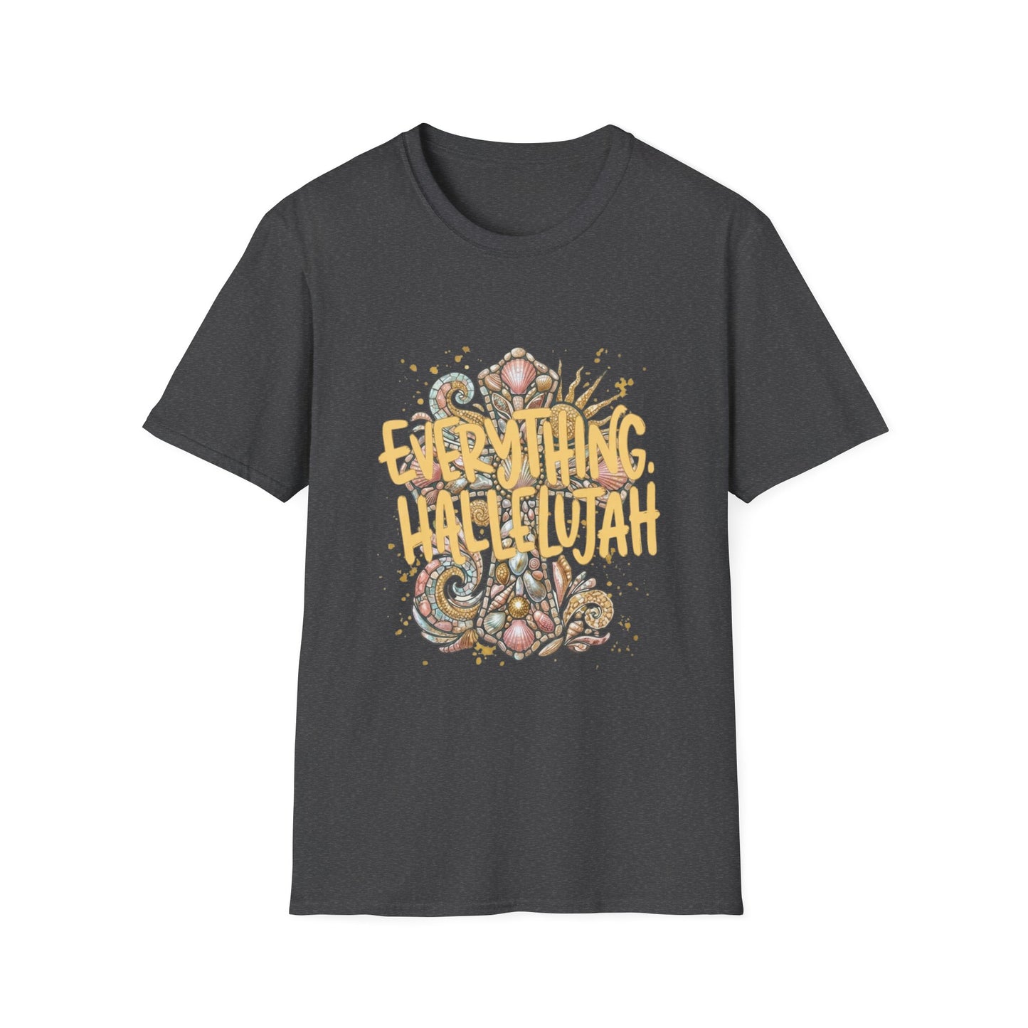 Everything Hallelujah T-Shirt — Floral Gospel Faith Tee