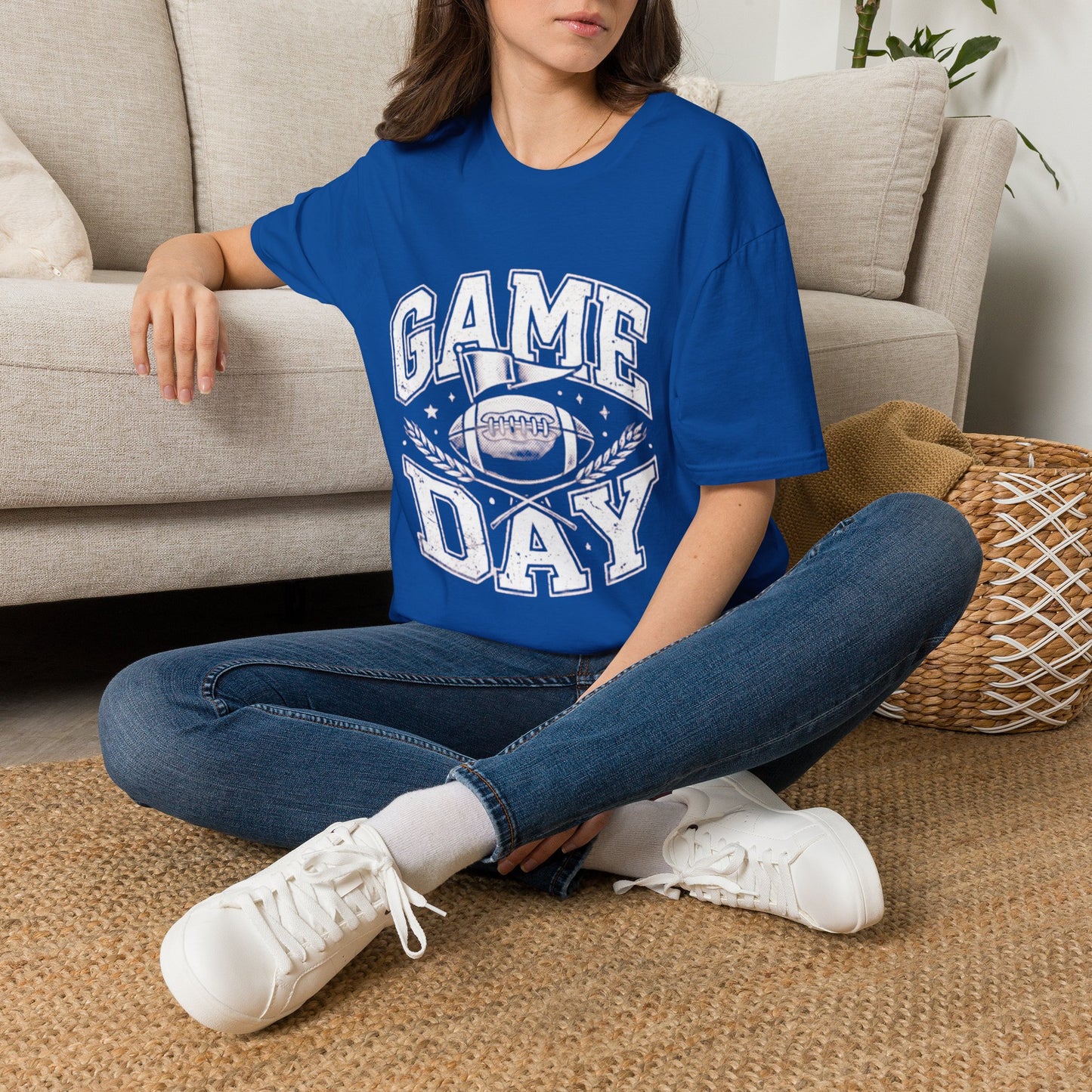 Game Day T-Shirt — Vintage Football 'Game Day' Graphic Tee