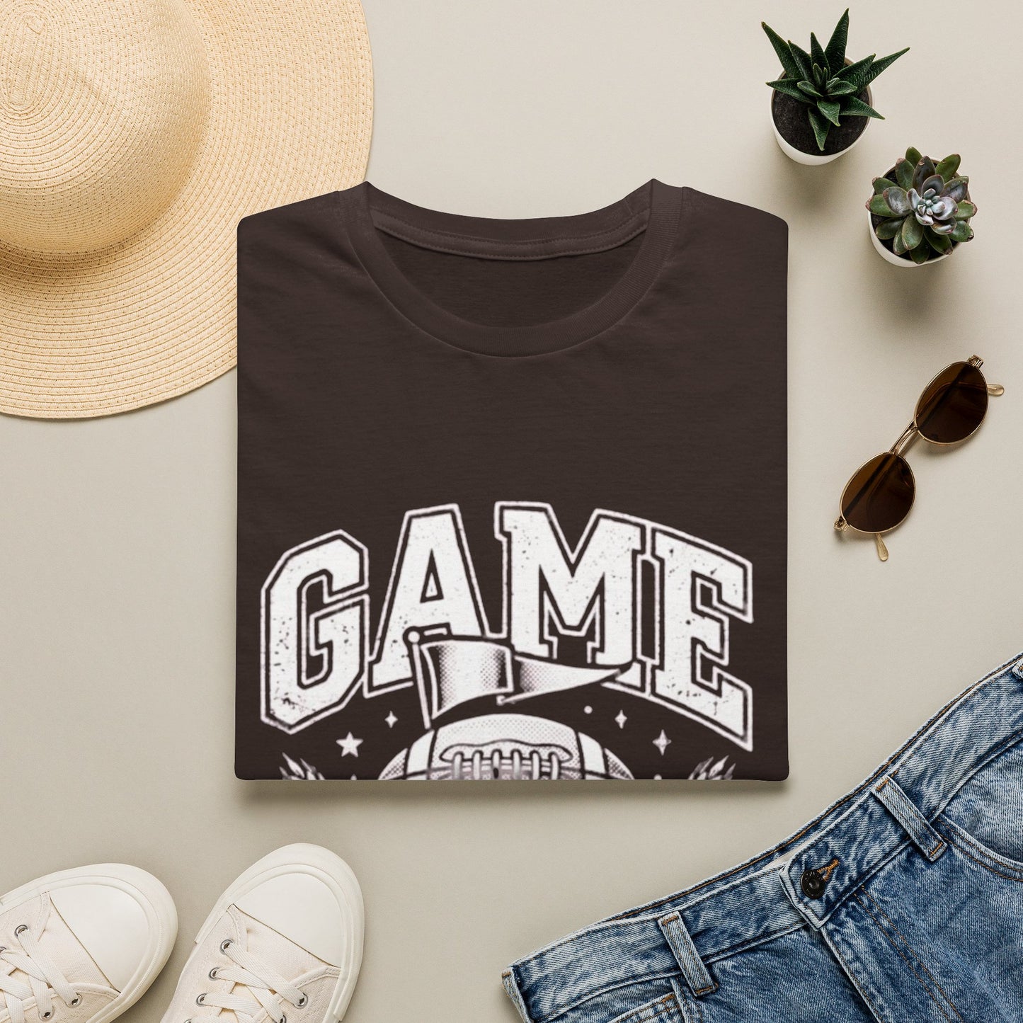 Game Day T-Shirt — Vintage Football 'Game Day' Graphic Tee