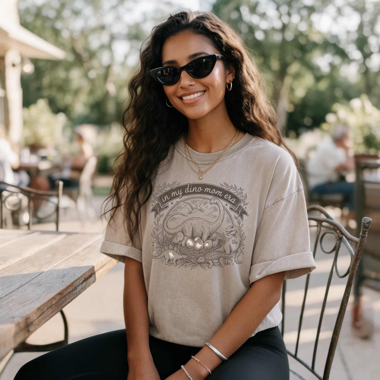 Dinosaur Mama Tee — “In My Dino Mom Era” Graphic T-Shirt