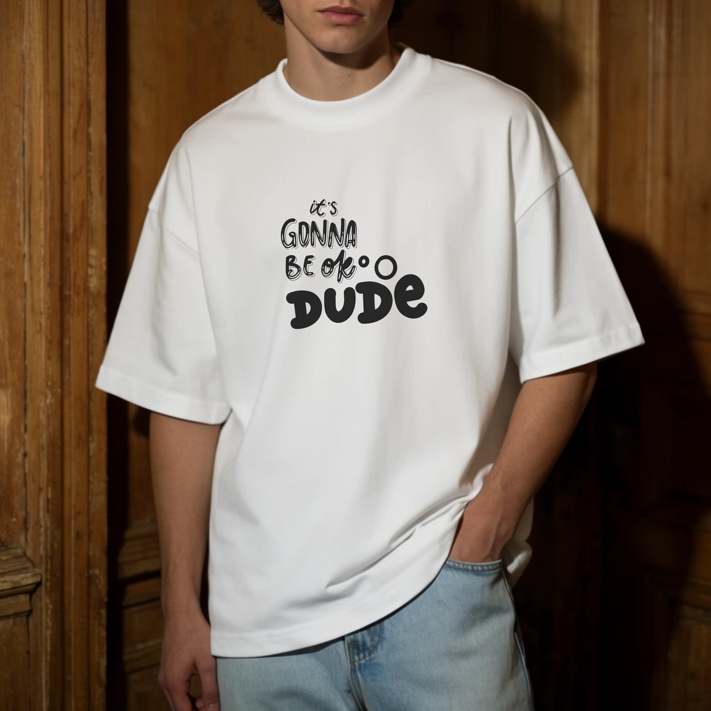 It's Gonna Be OK Dude T-Shirt — Casual Positive Message Tee