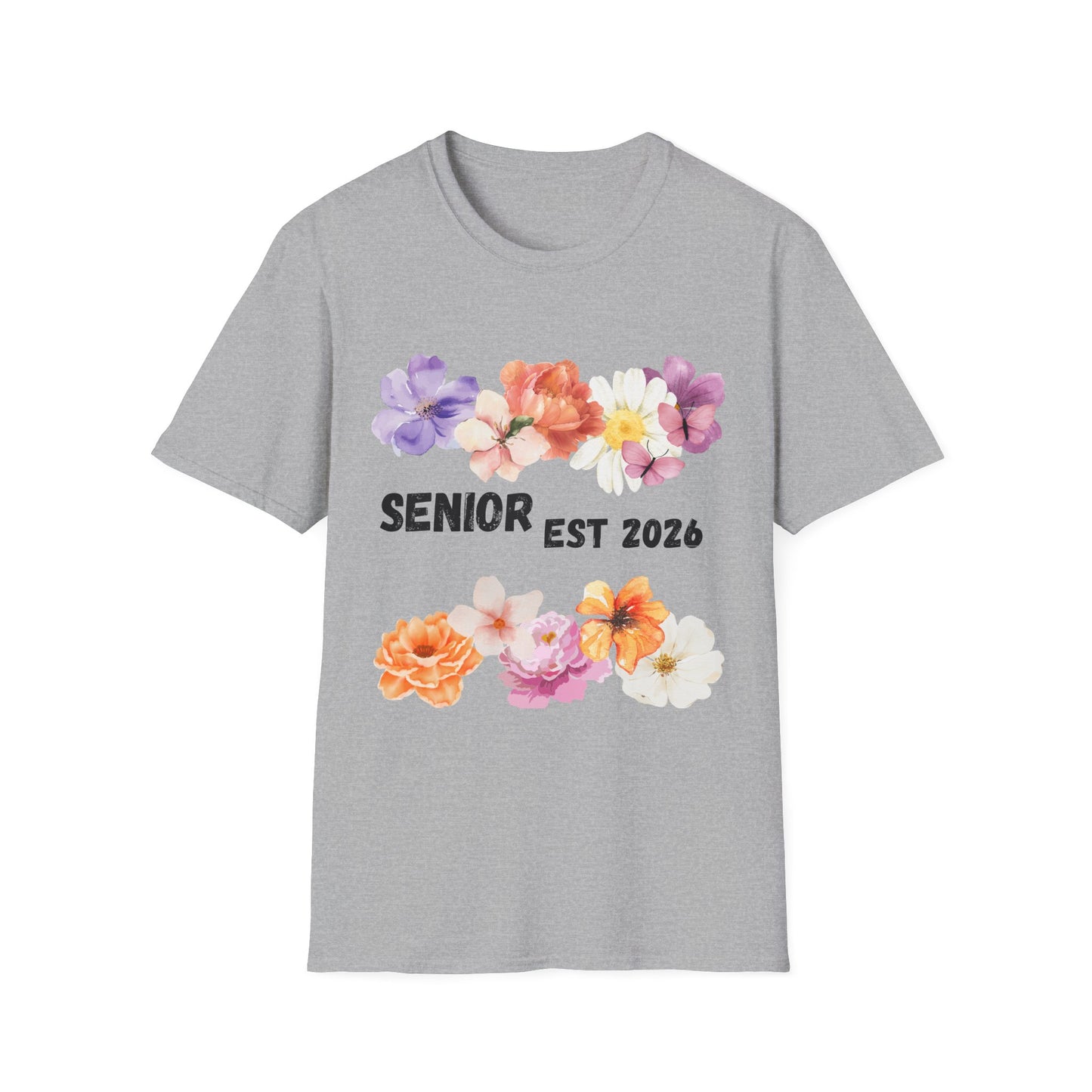 Senior Est. 2026 Floral T-Shirt