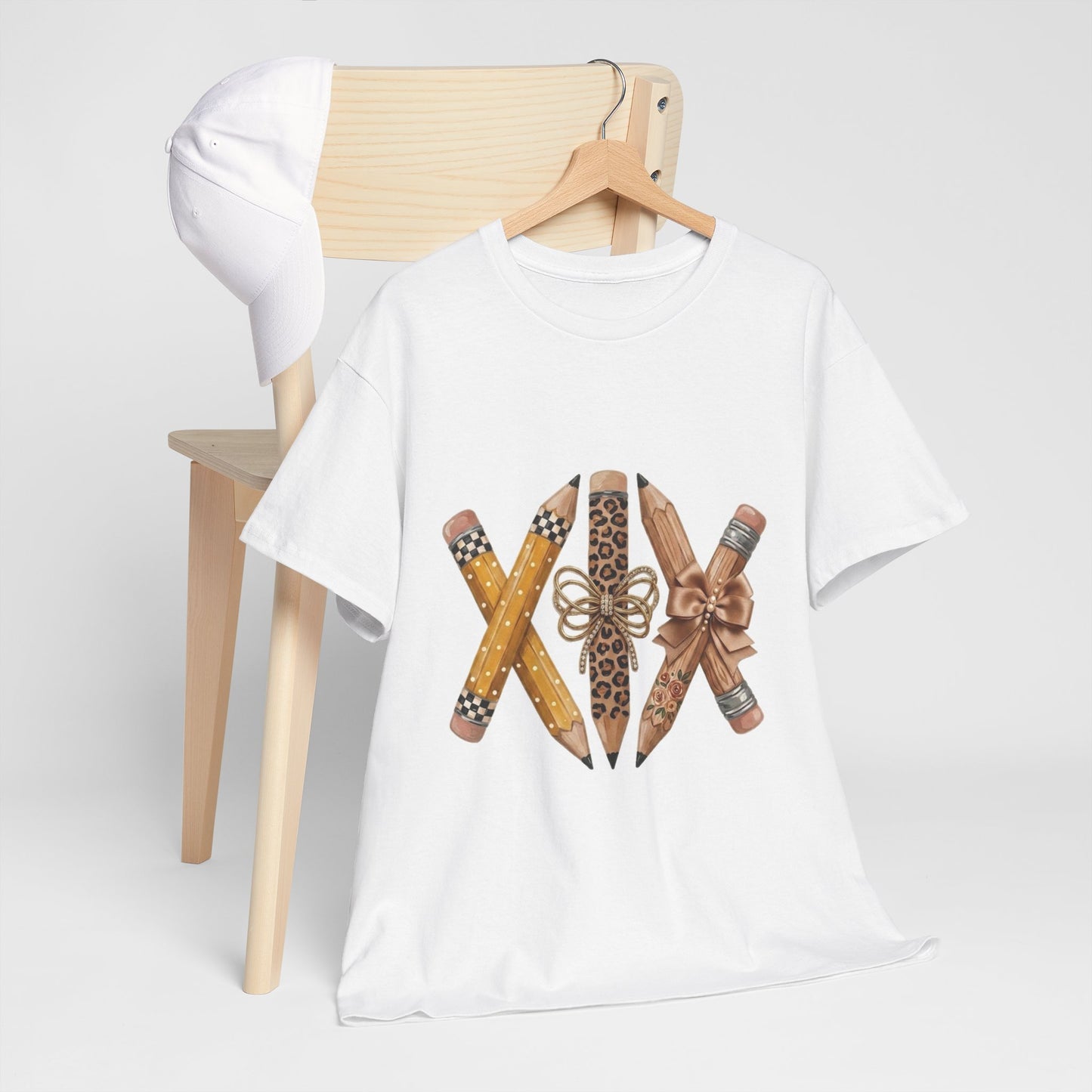 XXV Pencils Graphic Tee — Retro Pencil Art T-Shirt