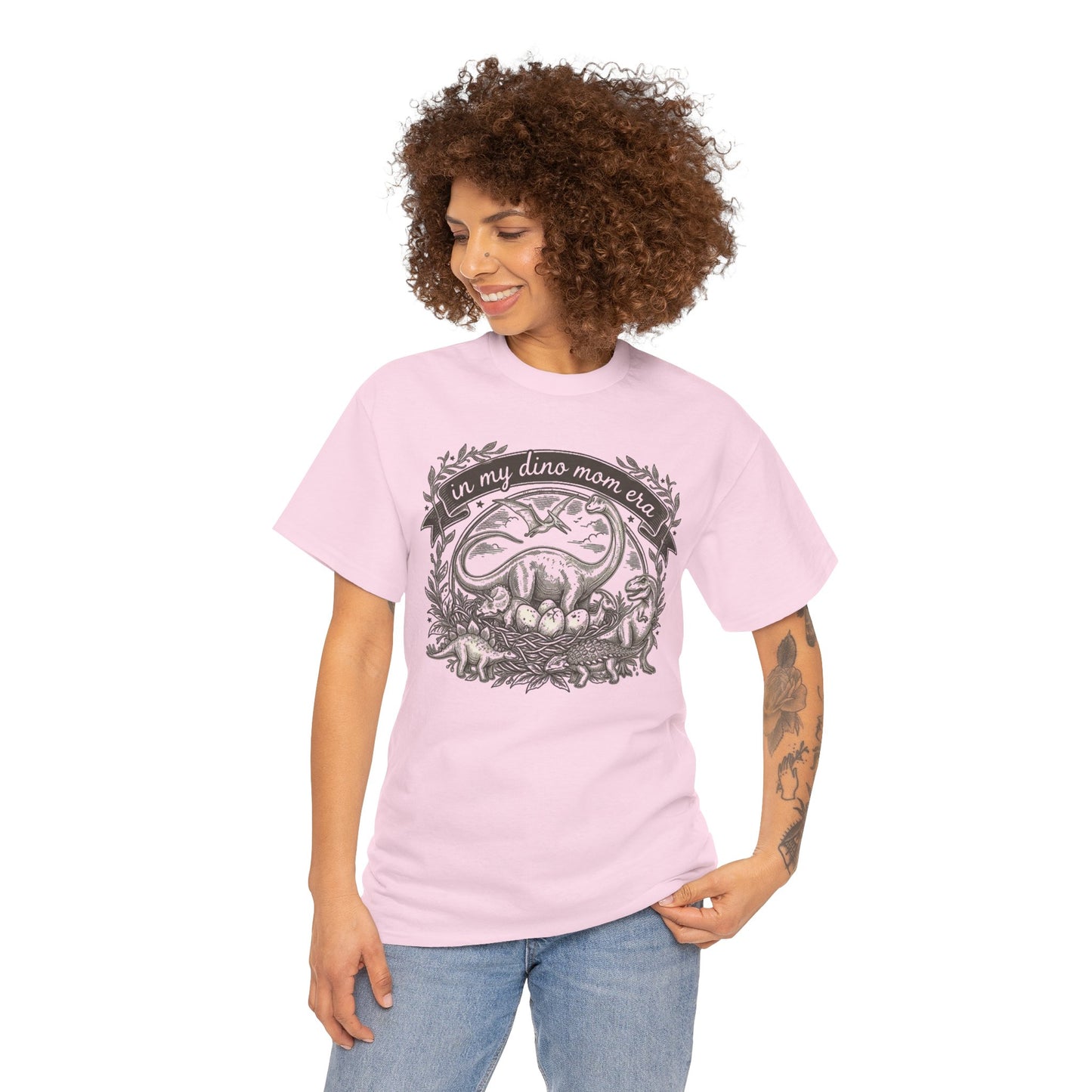 Dinosaur Mama Tee — “In My Dino Mom Era” Graphic T-Shirt