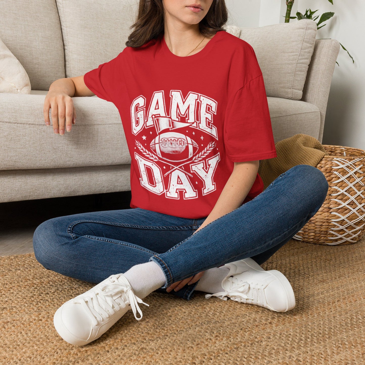 Game Day T-Shirt — Vintage Football 'Game Day' Graphic Tee