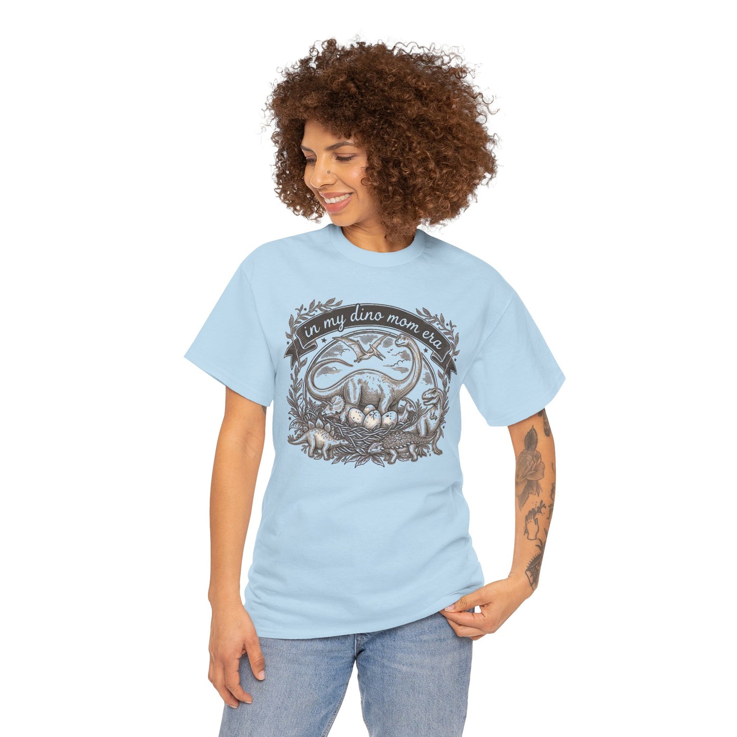 Dinosaur Mama Tee — “In My Dino Mom Era” Graphic T-Shirt