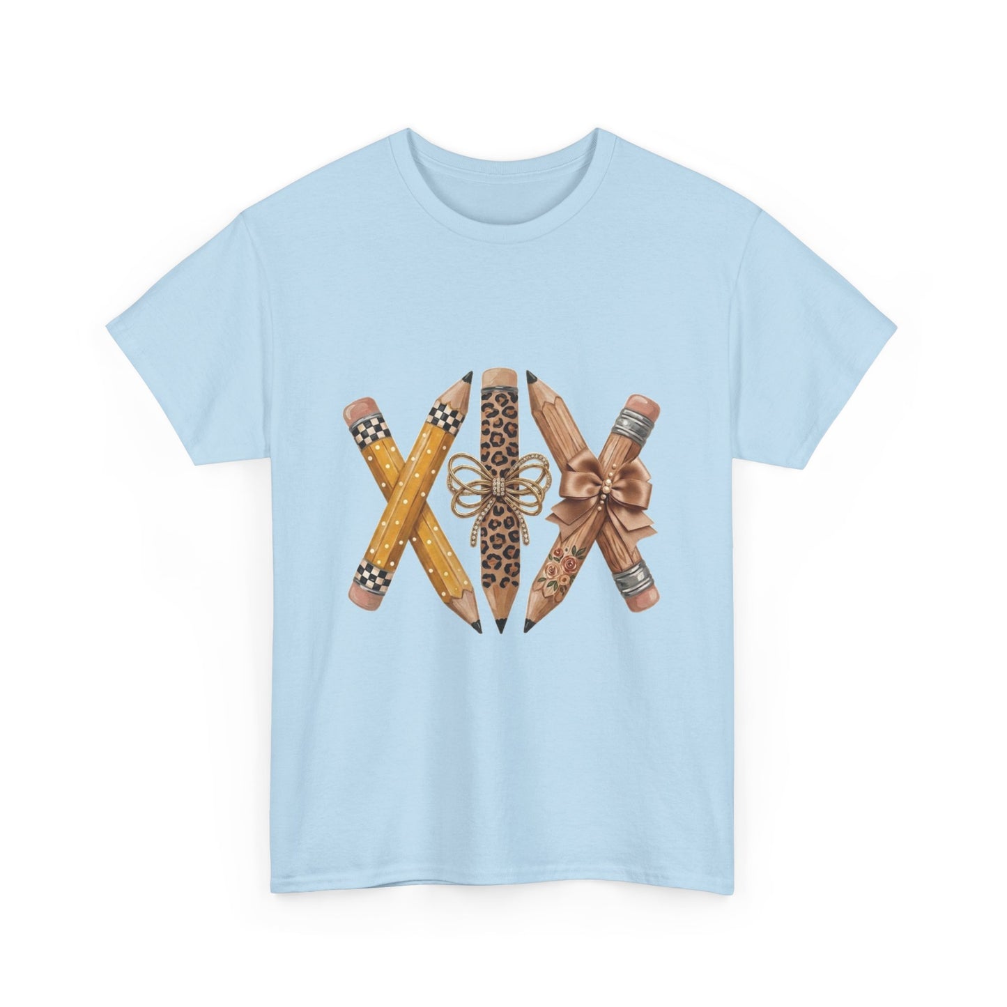 XXV Pencils Graphic Tee — Retro Pencil Art T-Shirt
