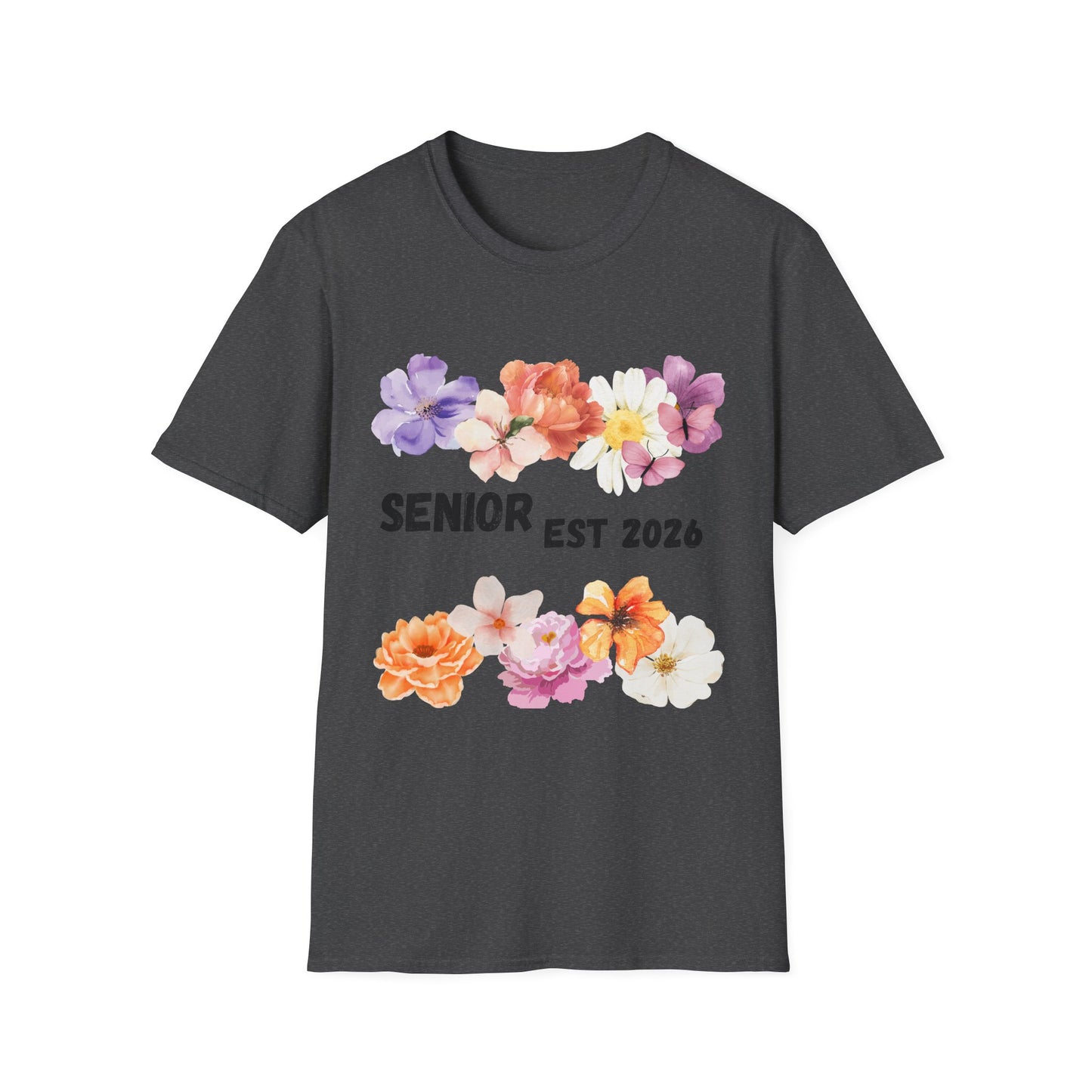Senior Est. 2026 Floral T-Shirt