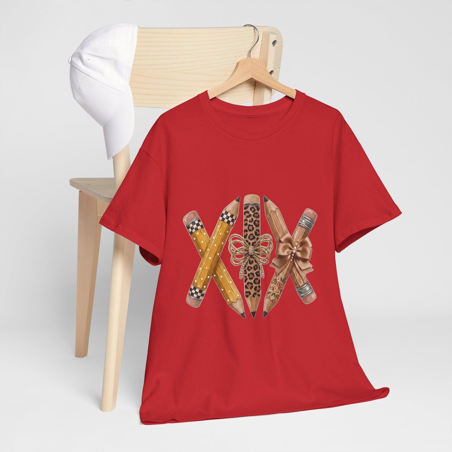 XXV Pencils Graphic Tee — Retro Pencil Art T-Shirt