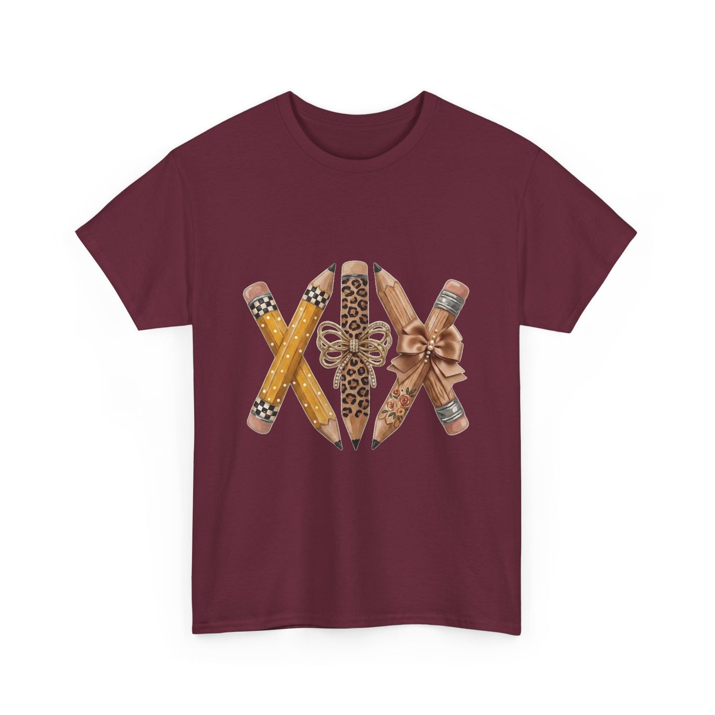 XXV Pencils Graphic Tee — Retro Pencil Art T-Shirt