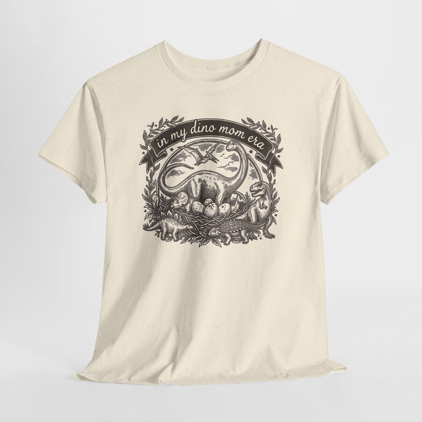 Dinosaur Mama Tee — “In My Dino Mom Era” Graphic T-Shirt