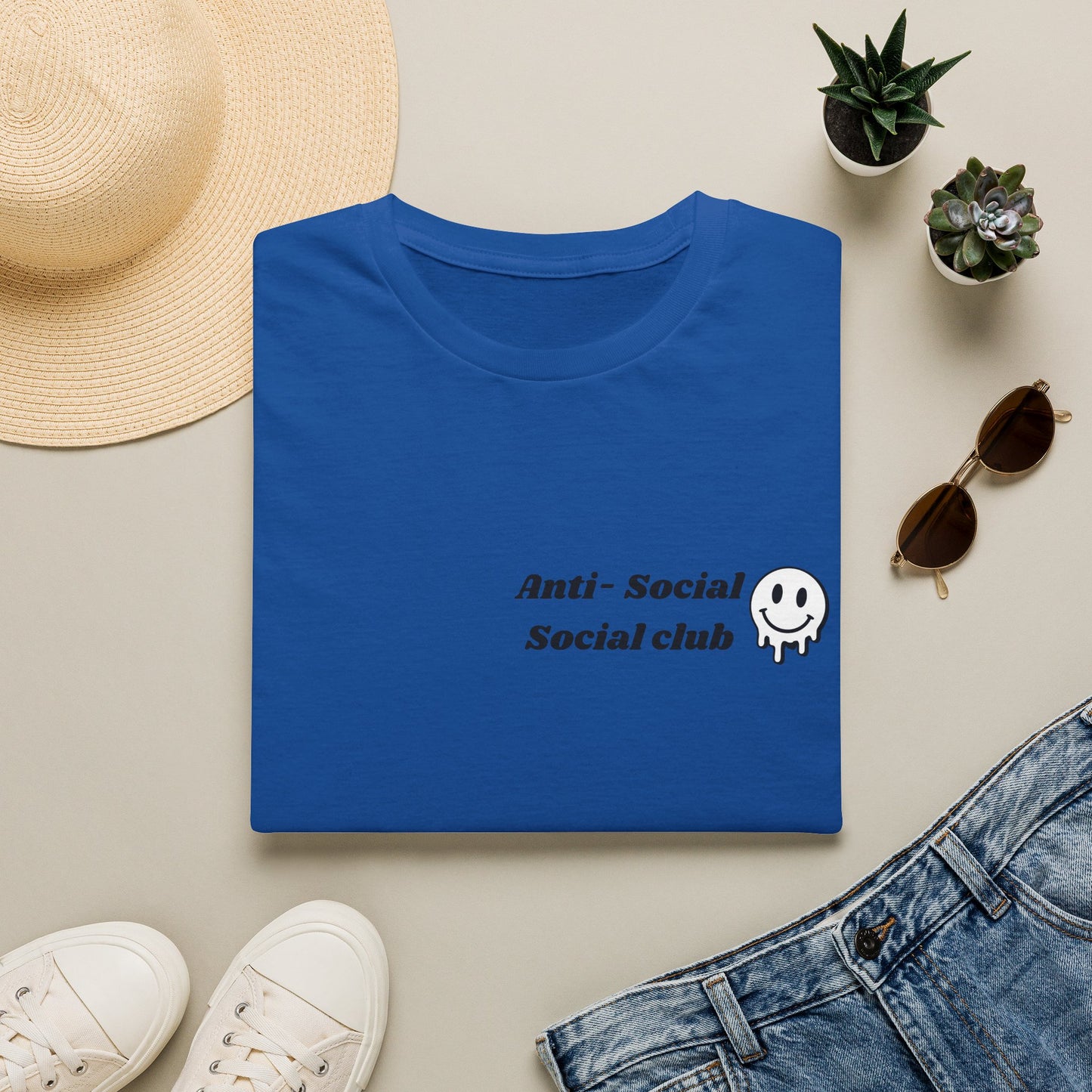 Anti-Social Social Club T‑Shirt — Minimal Drip Logo Tee