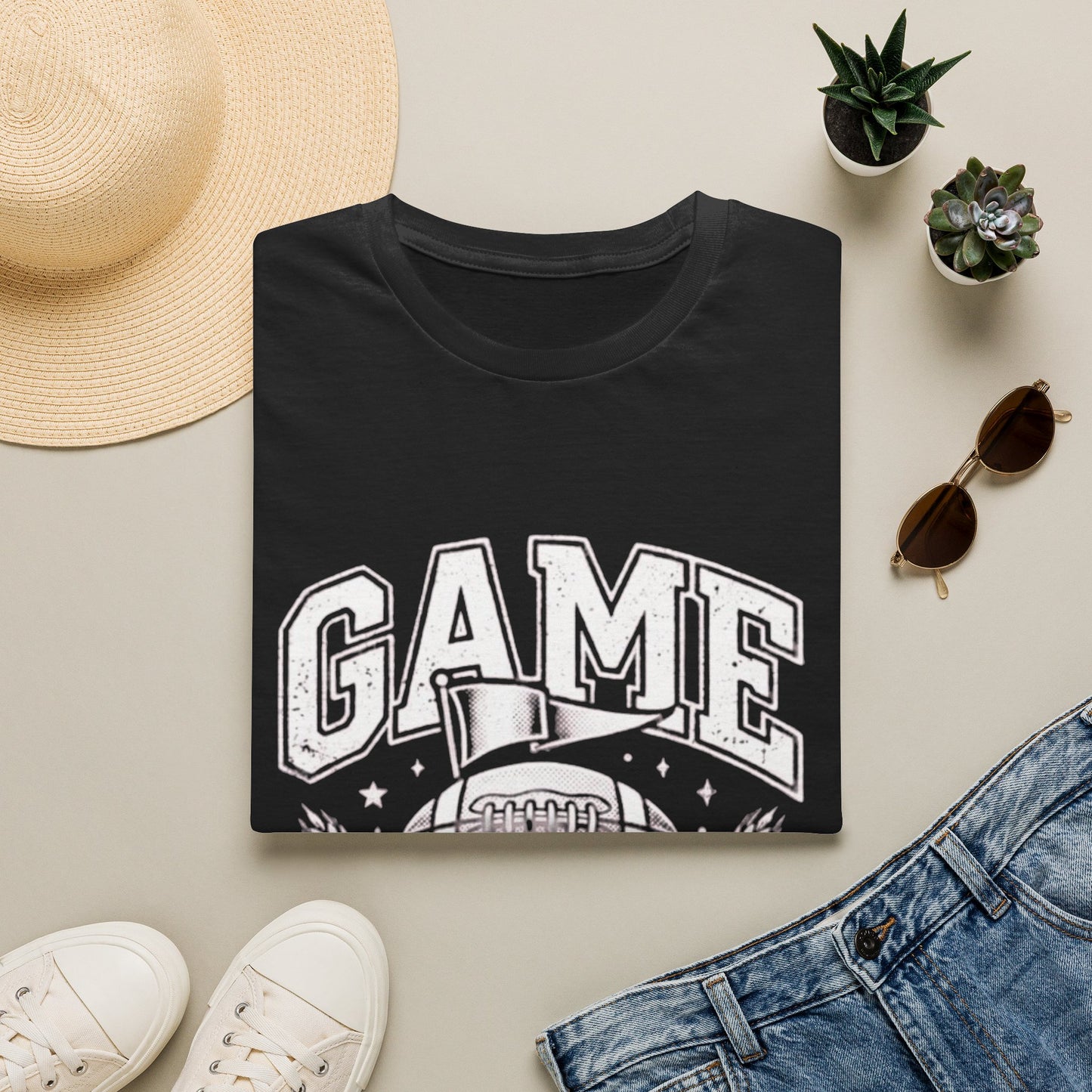 Game Day T-Shirt — Vintage Football 'Game Day' Graphic Tee