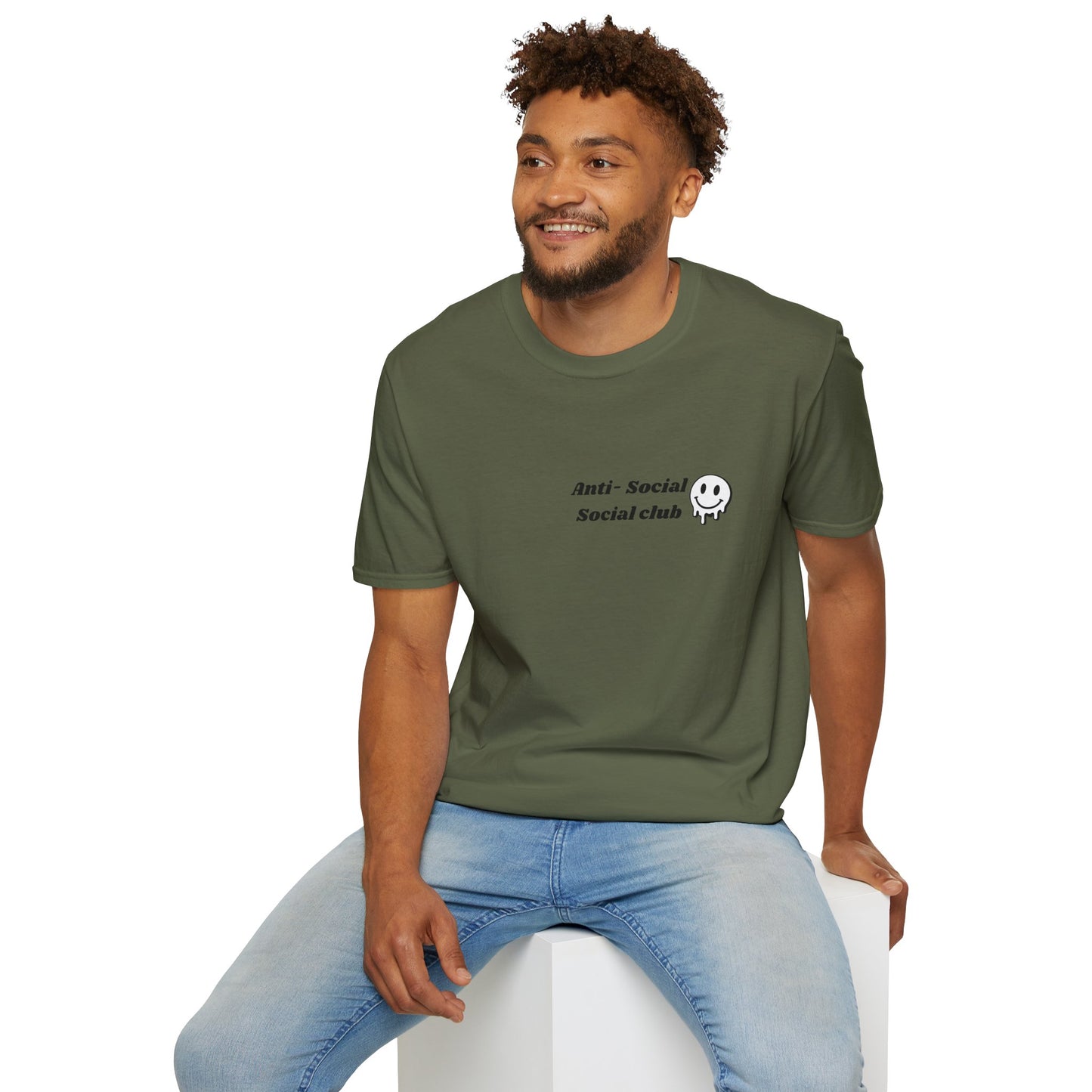 Anti-Social Social Club T‑Shirt — Minimal Drip Logo Tee