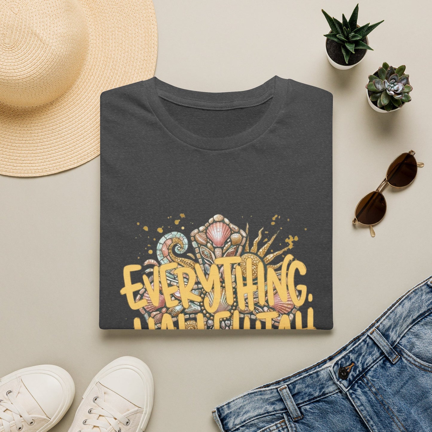 Everything Hallelujah T-Shirt — Floral Gospel Faith Tee