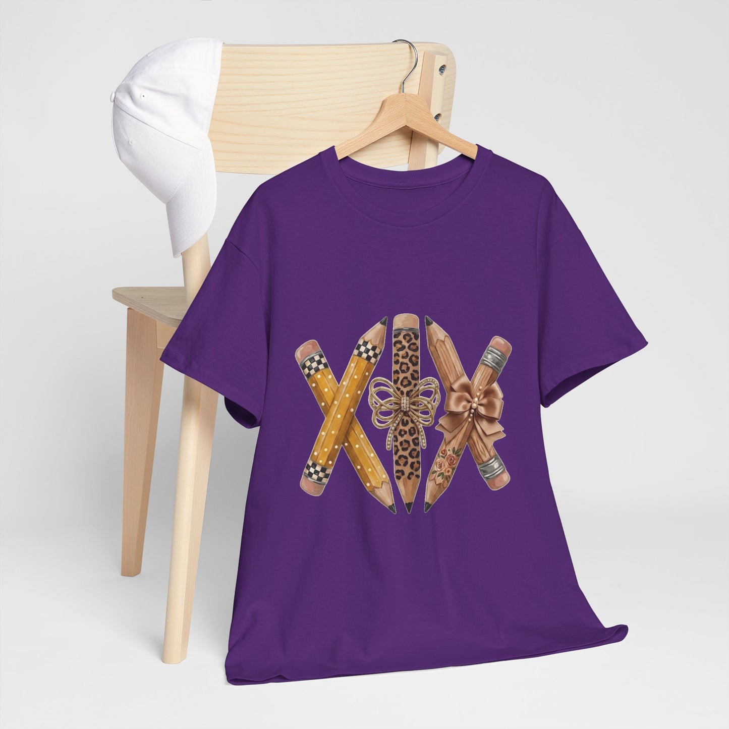 XXV Pencils Graphic Tee — Retro Pencil Art T-Shirt