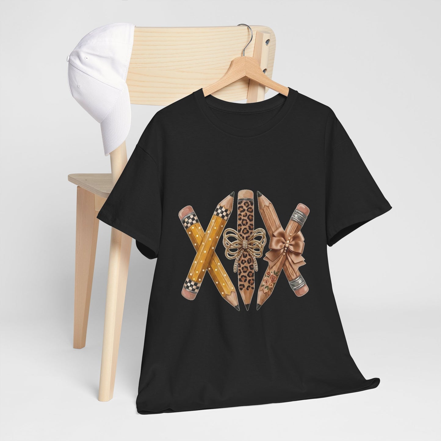 XXV Pencils Graphic Tee — Retro Pencil Art T-Shirt