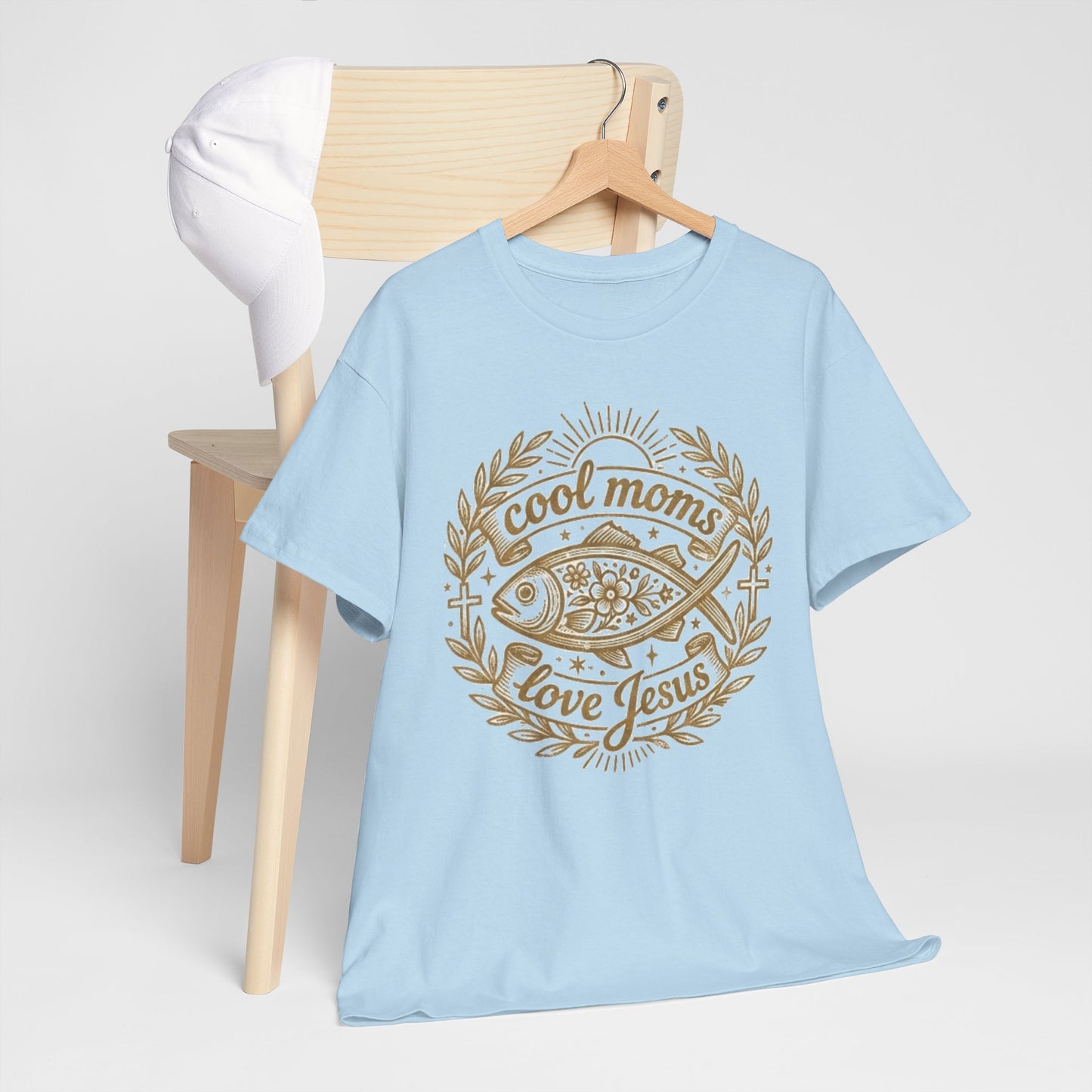 Cool Moms Love Jesus T-Shirt — Christian Mom Graphic Tee