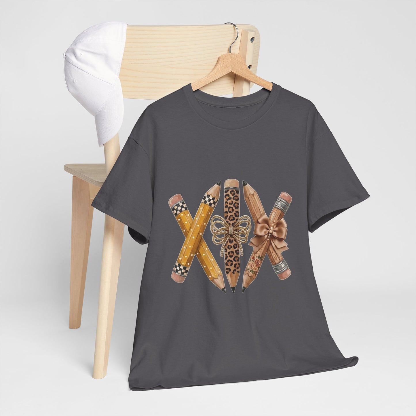 XXV Pencils Graphic Tee — Retro Pencil Art T-Shirt