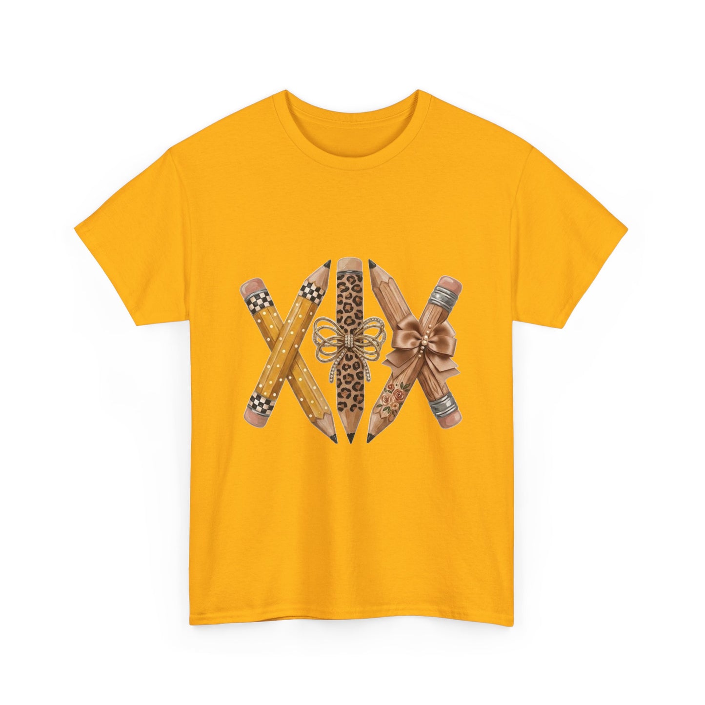 XXV Pencils Graphic Tee — Retro Pencil Art T-Shirt