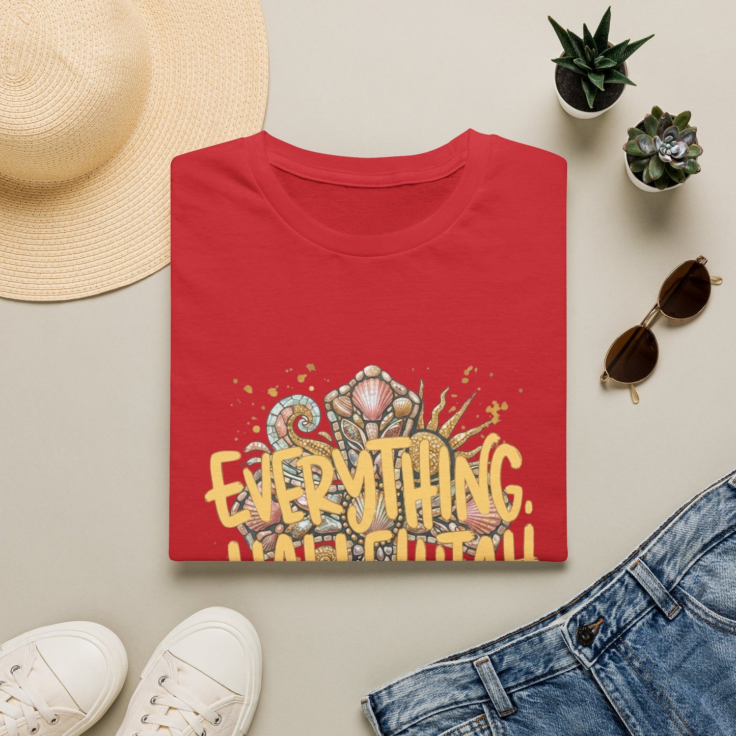Everything Hallelujah T-Shirt — Floral Gospel Faith Tee