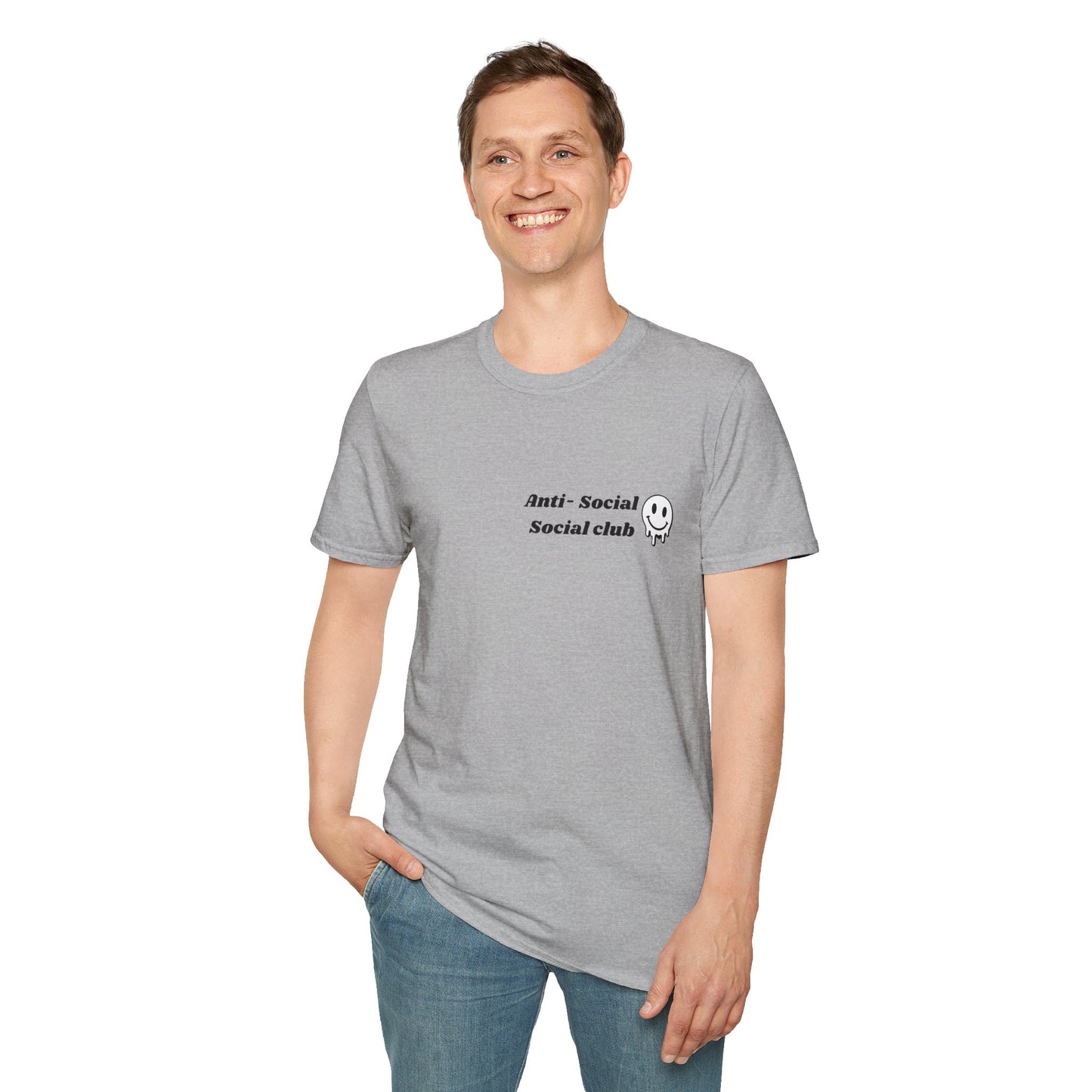 Anti-Social Social Club T‑Shirt — Minimal Drip Logo Tee