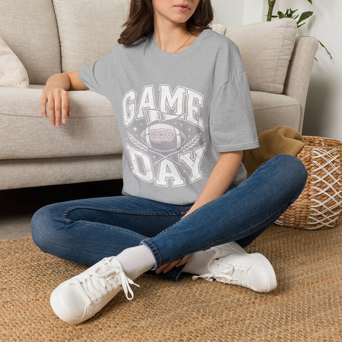 Game Day T-Shirt — Vintage Football 'Game Day' Graphic Tee