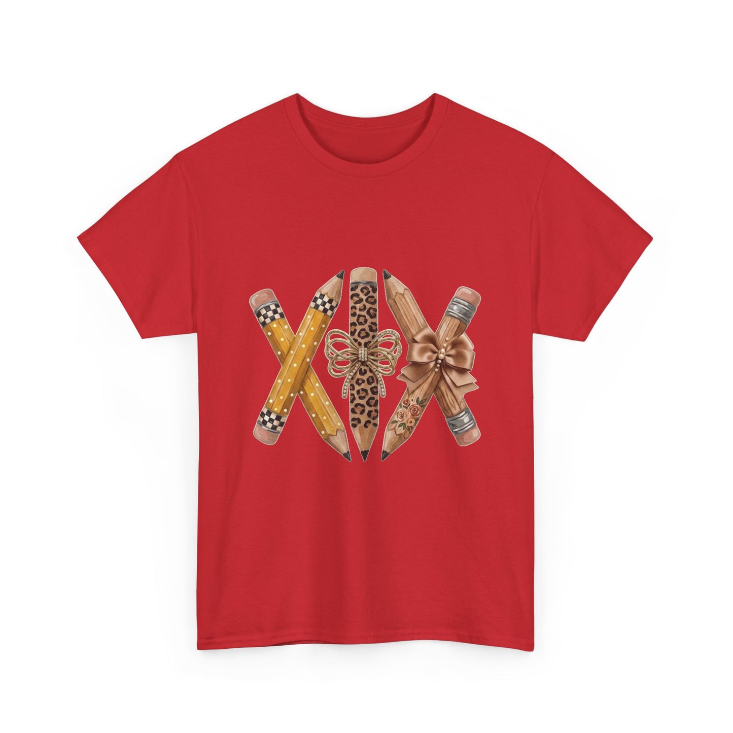 XXV Pencils Graphic Tee — Retro Pencil Art T-Shirt
